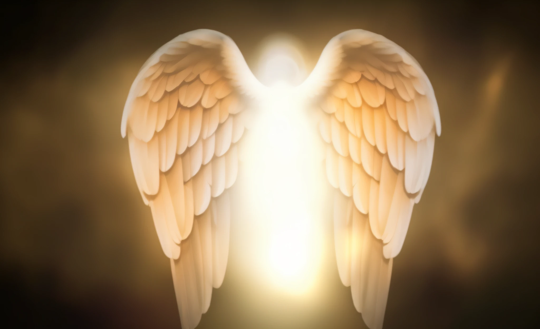 wings of an angel with a halo in the background, angelic wings, angel wings, big angel wings wide open, grand angel wings, infinite angel wings, infinite angelic wings, beautiful angelic wings, epic angel wings, massive angel wings, glowing angelic being, angelic light, 2 angels, angel spirit guide, ethereal angelic being of light, angelic, wings made of light, angels --auto --s2