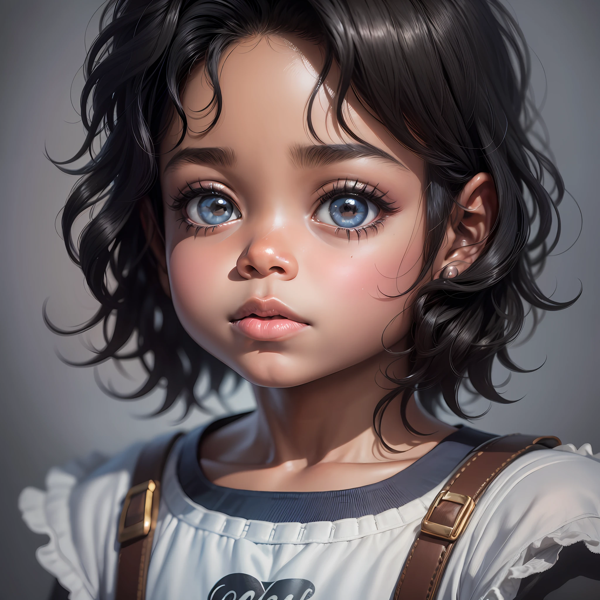 portrait of cutest black Michael Jackson boy illustration, photography,soft lighting, soft details, octane, artstation trending, ultra high detail, ultra realistic, cinematic,16k --auto --s2