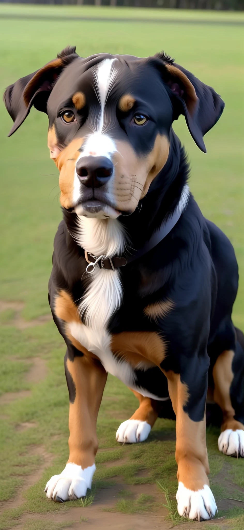Dog, mixbreed, (bull arab and kelpie mix),