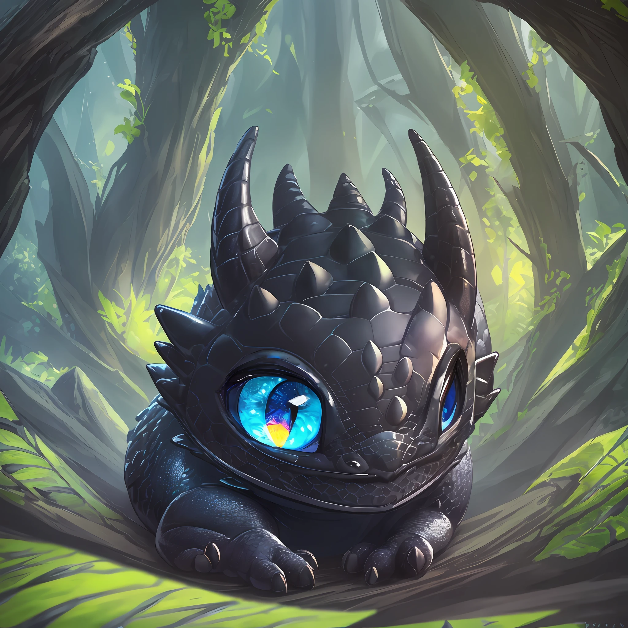 Two bright, beautiful, dragon eyes