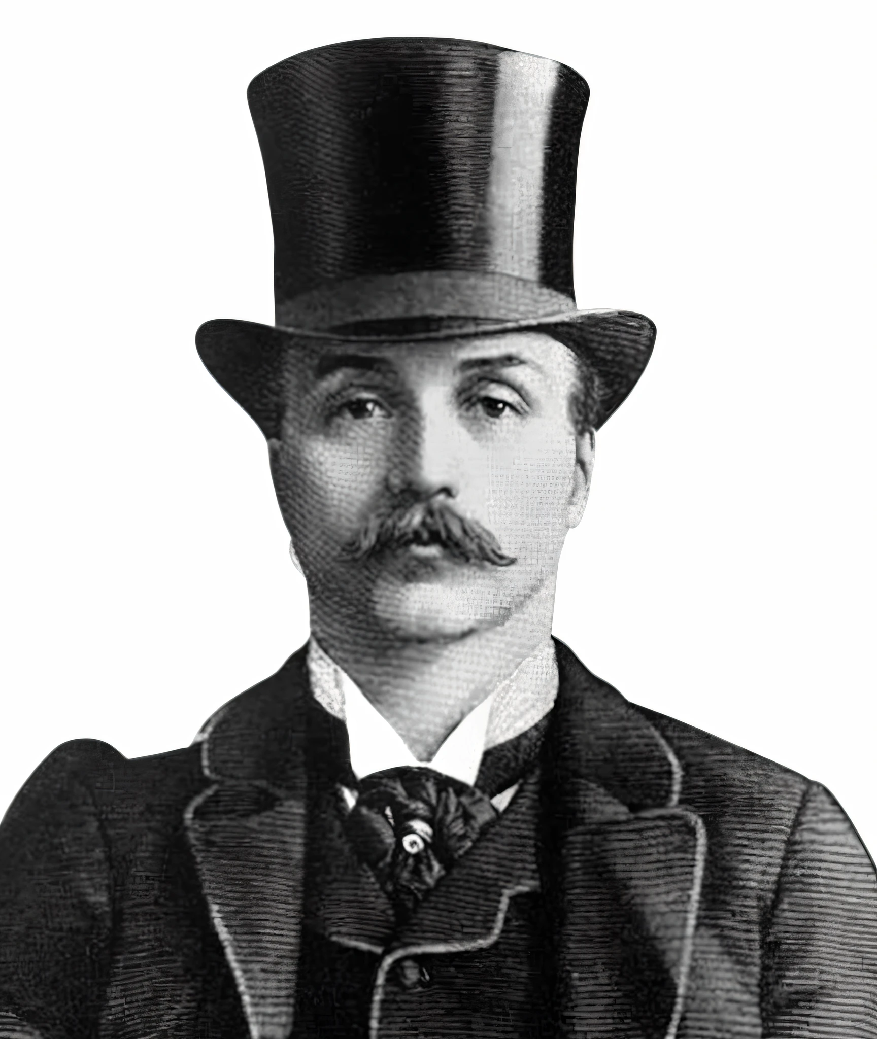 arafed image of a man in a top hat and suit, top hat and luxurious moustache, inspired by Jean Baptiste Debret, gustave bauman, louis dupre, jack the ripper, (jean jules linden), francois - edouard picot, bernard dumaine, alphonse murac, fausto de martini, henry dorsett case, jules julien --auto --s2