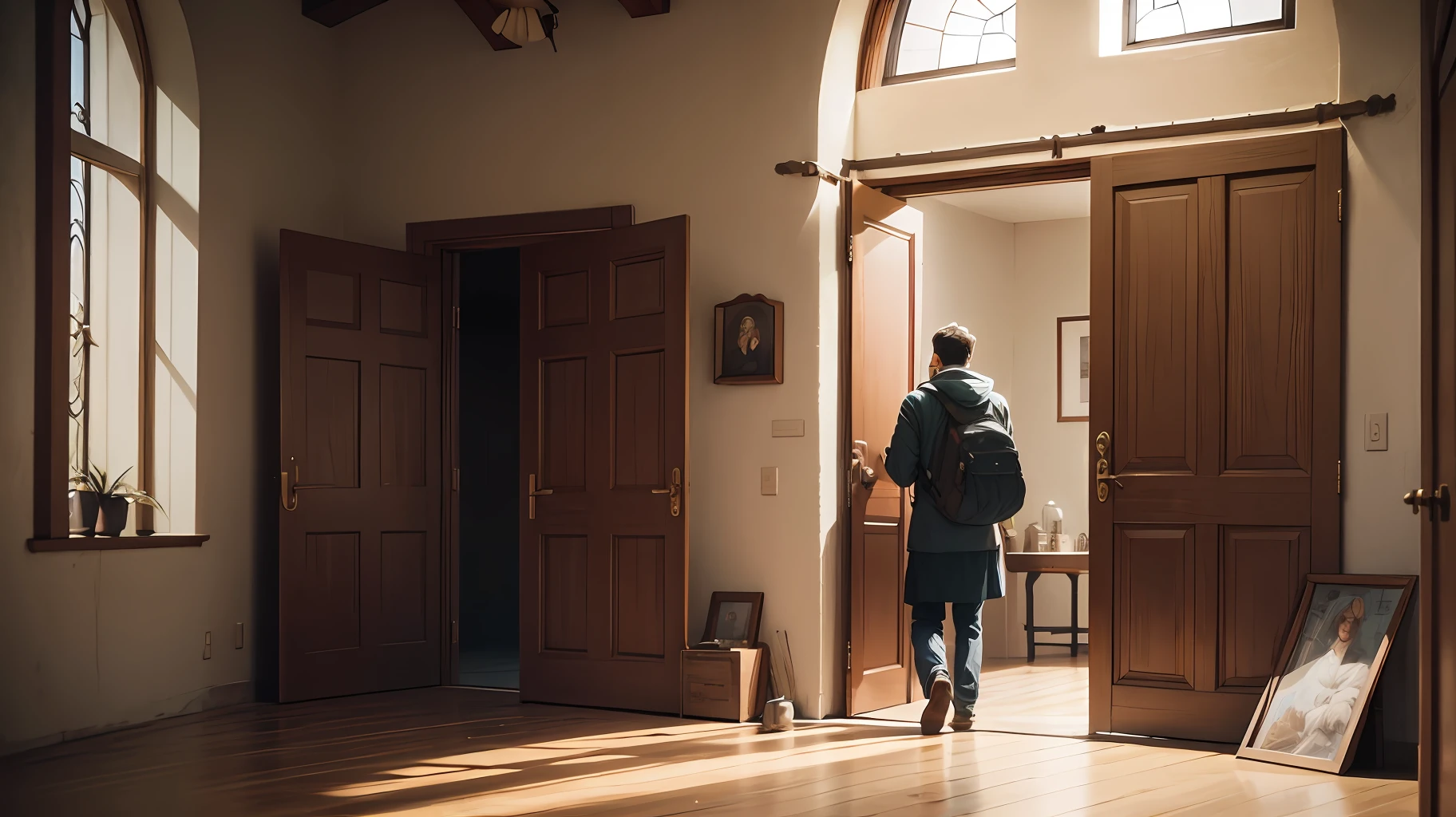 Imagine Peter desperately leaving home in search of the wise.