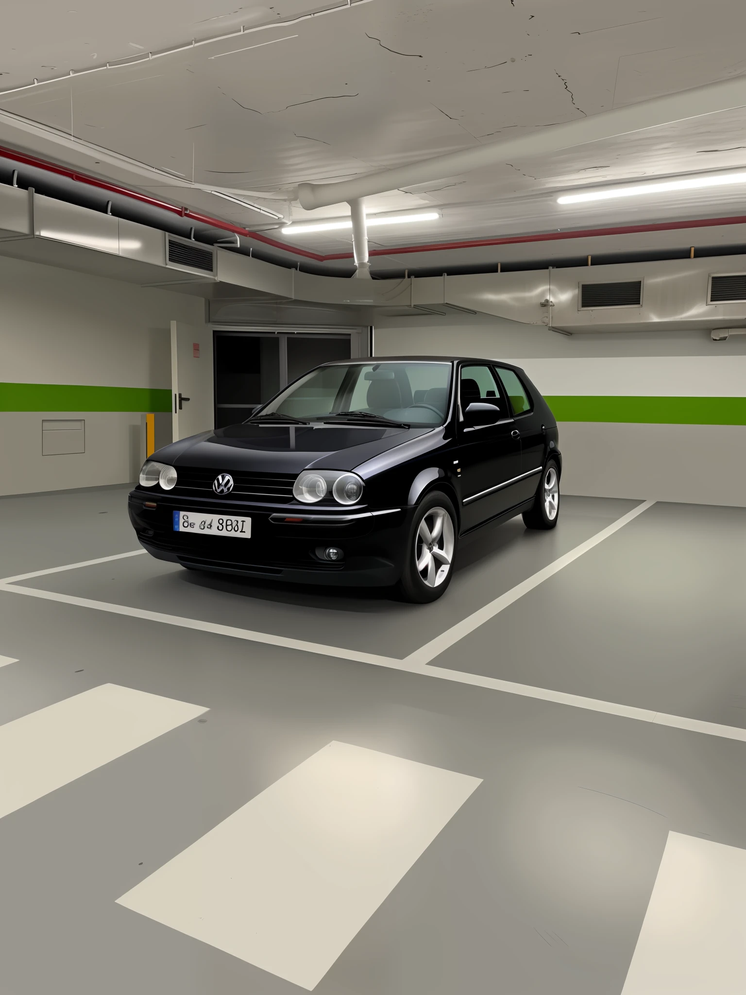 Change the vehicle, golf. IV, golf 4, Volkswagen, 2001, black, ultra-realistic 4k, photo taken by iPhone 13 Pro Max,