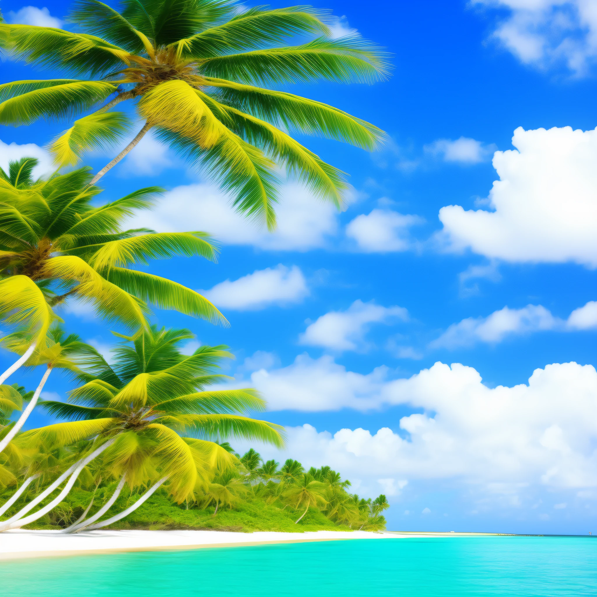 palm trees line the beach of a tropical island with a white sand beach, tropical background, coconut trees, coconut palms, tropical palms, palmtrees, tropical paradise, palm trees, palm trees on the beach, palm trees in the background, tropical landscape, tropical beach paradise, tropical trees, palms, island background, tropical location, tropical beach, tree palms in background