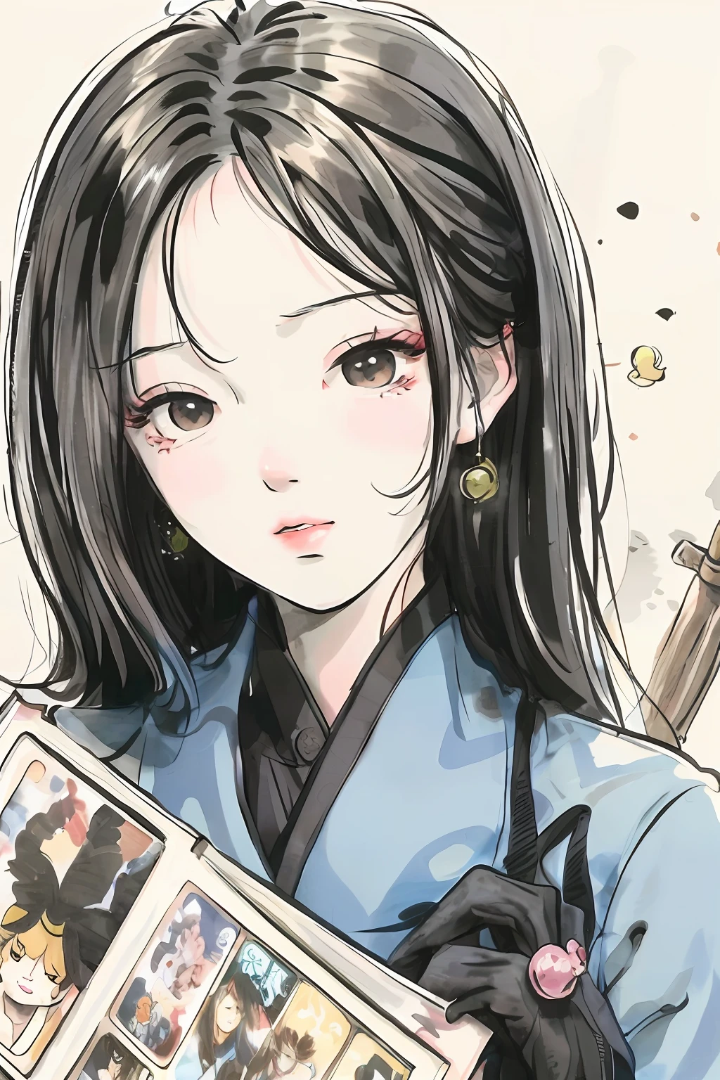 Chinese-style comic book characters