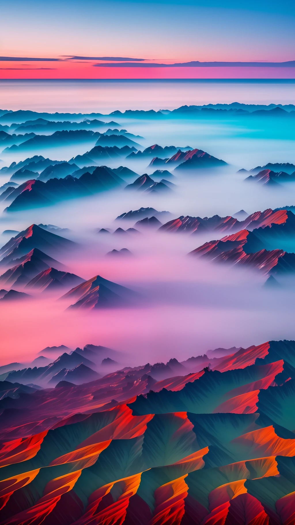 An image that grabs attention, strong colors, mind-blowing, 8k, high quality