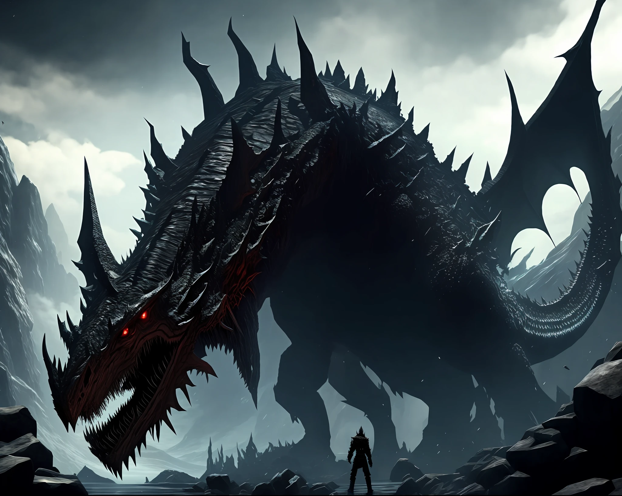 Alduin is an immensely powerful black dragon in The Elder Scrolls lore
1
2
3
. He is known as both the World-Eater and the Twilight God to the residents of Skyrim
1
. According to Nordic legends, he came into existence before Nirn (the planet where the Elder Scrolls games take place)
2
. Alduin is depicted as a malevolent force who destroys the world periodically, and the Nords believe that his reappearance heralds the end of time
1
. He was worshipped as a god-king by the ancient Nords through the Dragon Cult, and is considered the wellspring of the Nordic pantheon, as well as the harbinger of the apocalypse
3
.
There are different interpretations of Alduin's character and motivations. Some argue that he is not inherently evil, but rather fulfilling his role as the World-Eater
4
. Others believe that he is a power-hungry tyrant seeking to dominate the world
5
. Regardless of his true nature, Alduin is a terrifying antagonist in The Elder Scrolls V: Skyrim
6
.