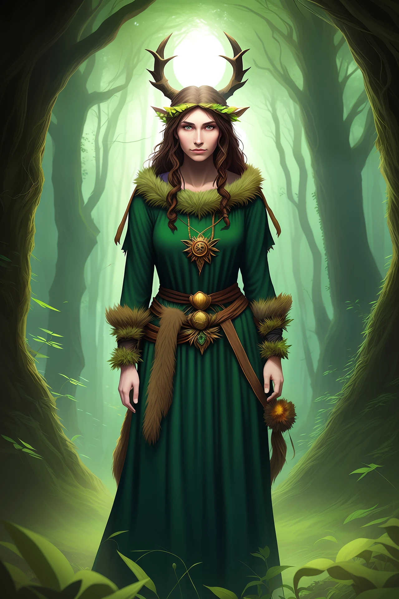 Druid, woman