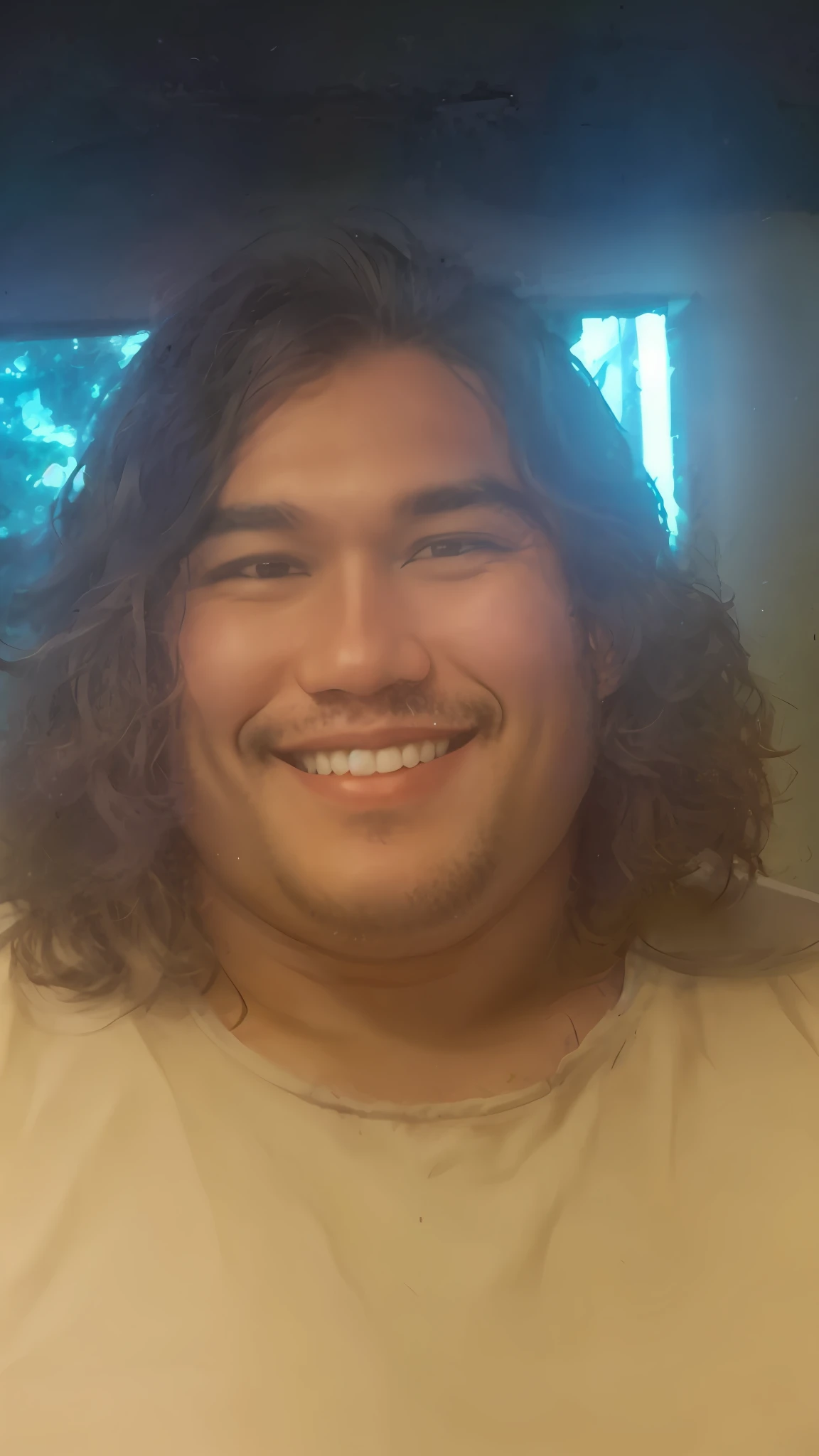 (best quality), (8k) fat man smiling