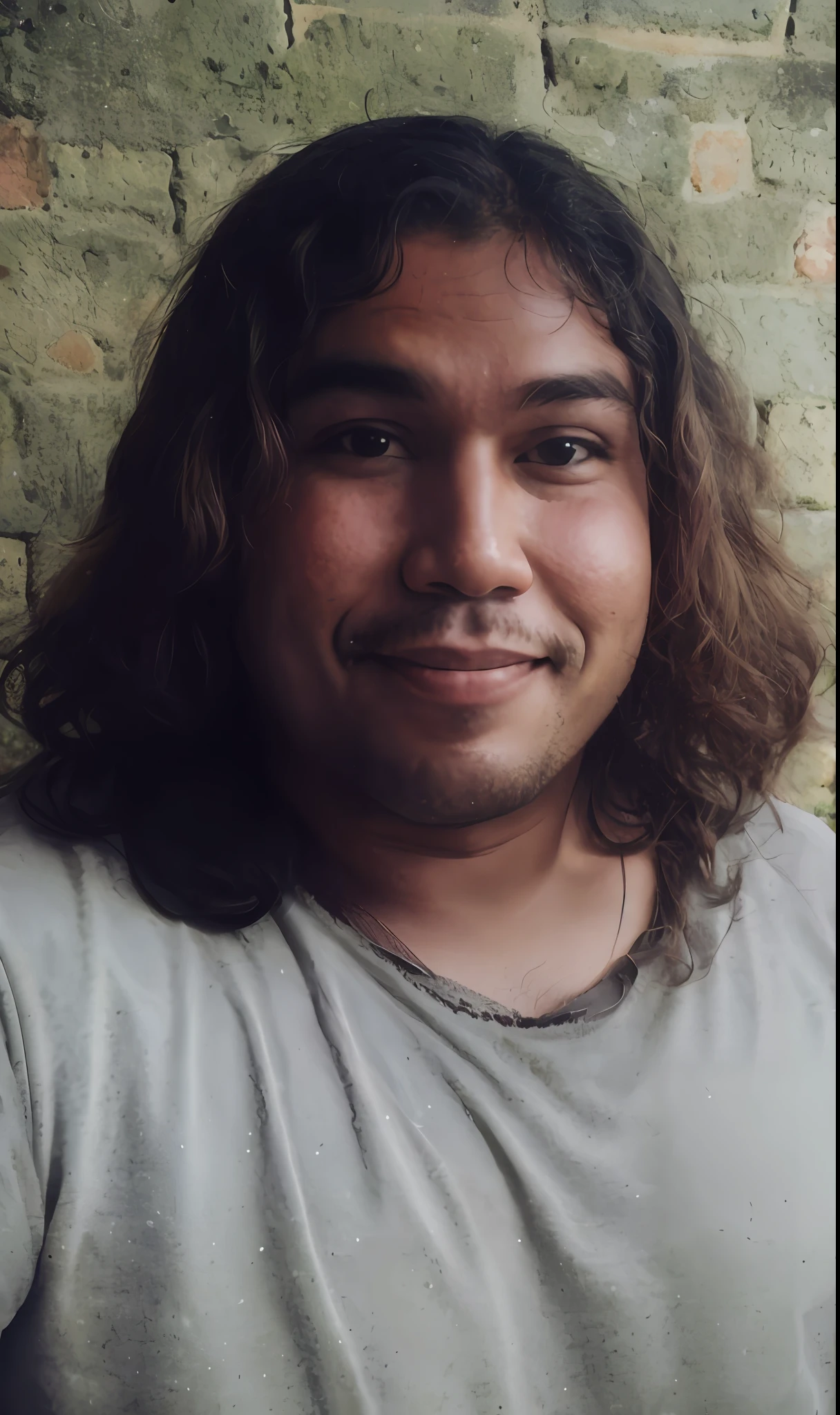 (best quality), (8k) fat man smiling
