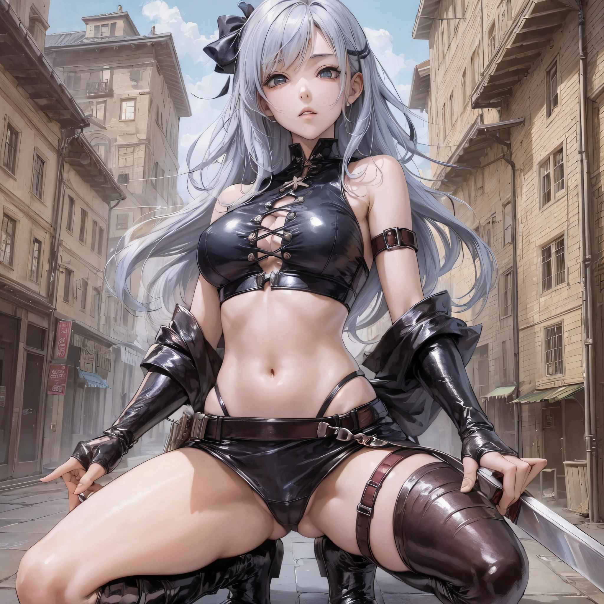 ((Anime style)) Girls. A world of swords and sorcery. Feathered. Underwear. Two-tone proof. Squat down and open your crotch --auto --s2