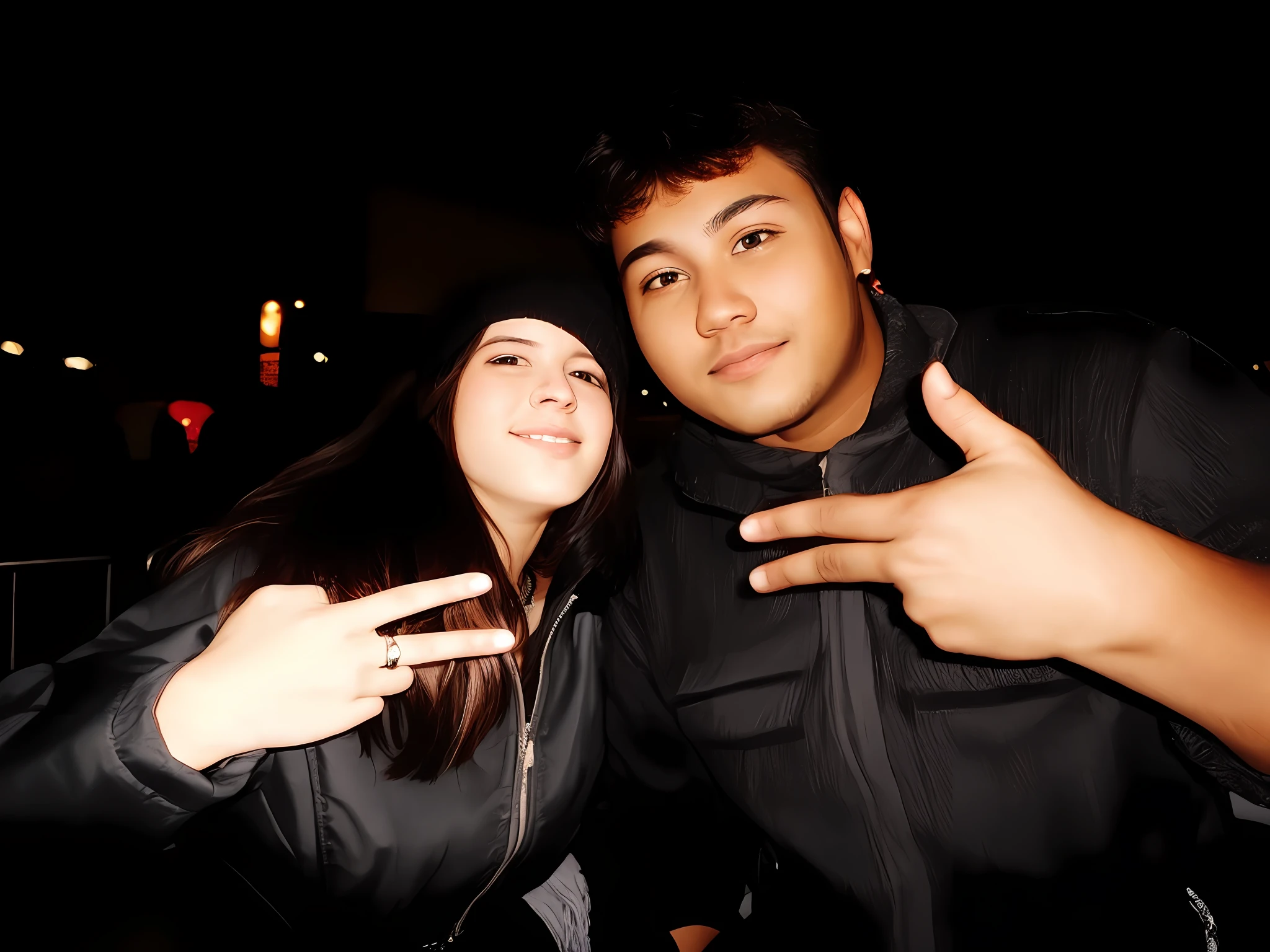 (best quality), (8k) young couple