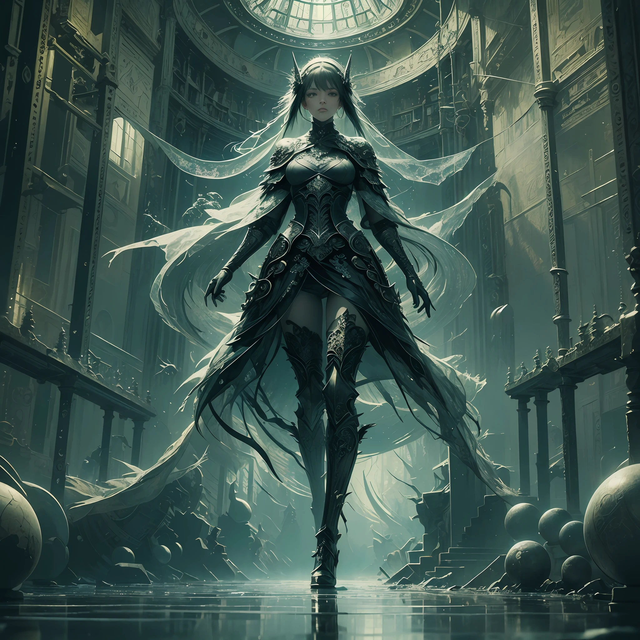 (masterpiece), best quality, high resolution, an extremely delicate and beautiful art piece, a surreal and dreamlike ambiance, (1 subject), dark and moody atmosphere, unique and imaginative visual style, intricate details and patterns, "zero reploid". --auto --s2