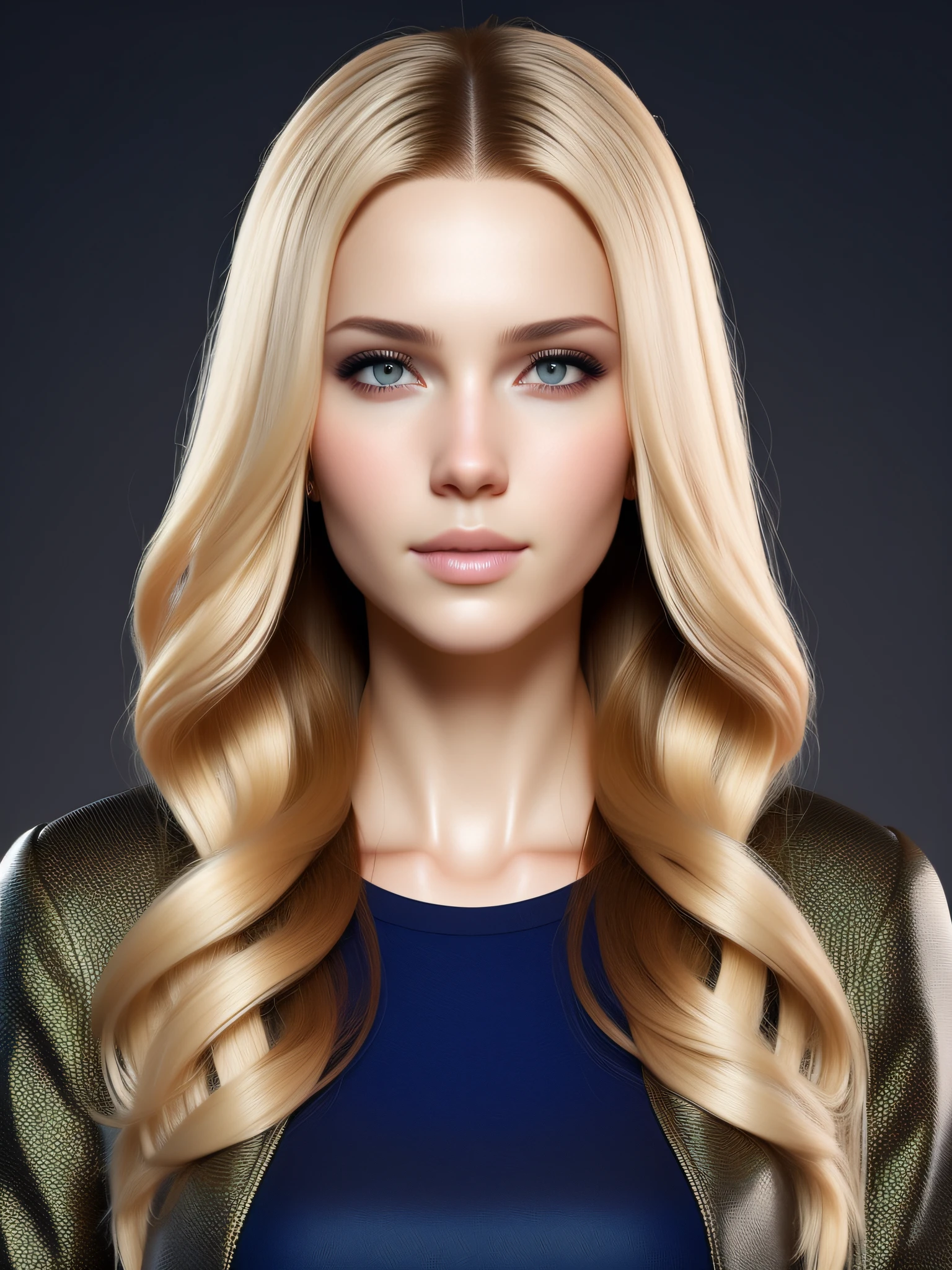 photorealistic hair