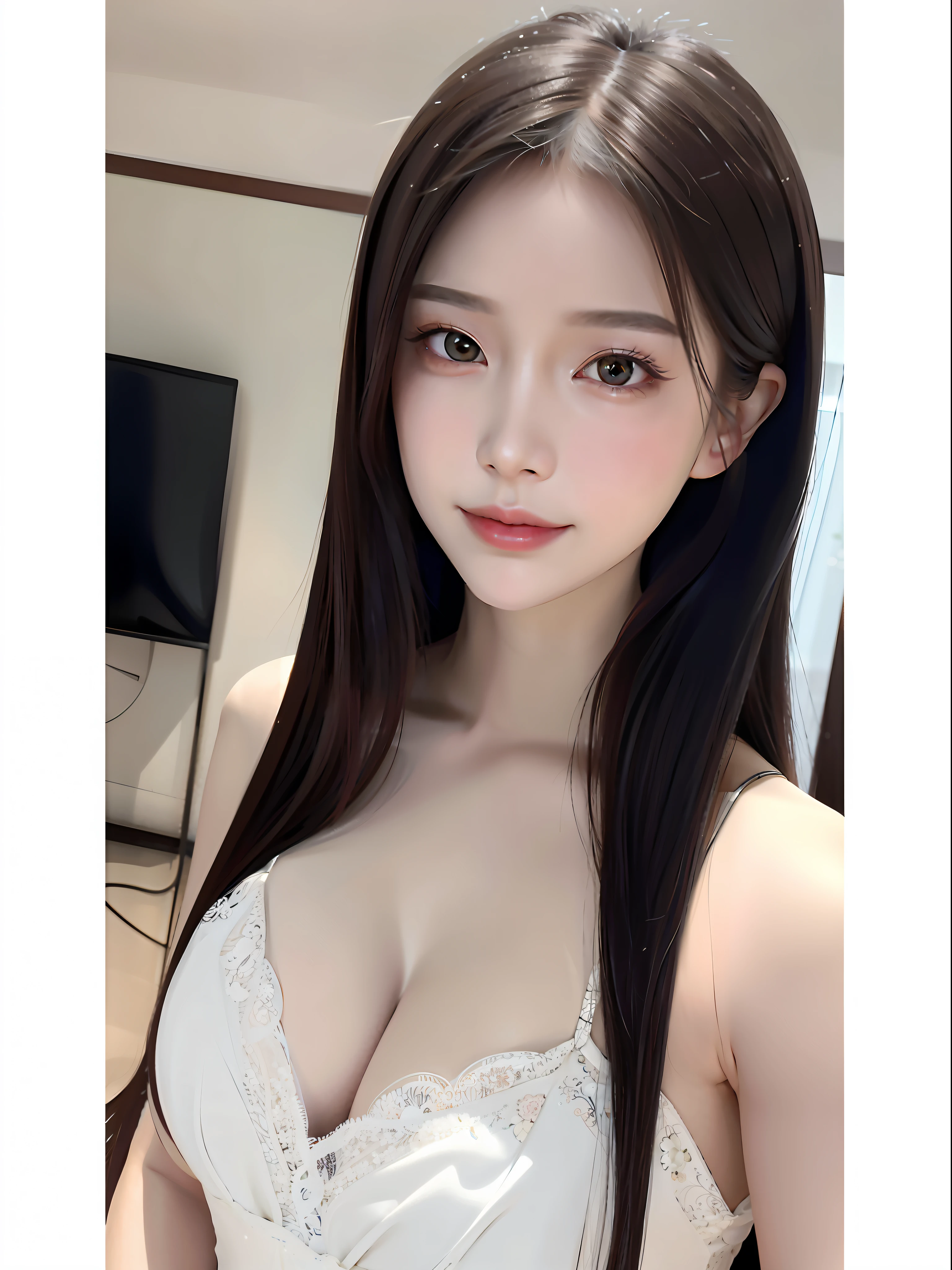 a close up of a woman wearing a white bra top, gorgeous chinese model, beautiful asian girl, gorgeous young korean woman, beautiful south korean woman, korean girl, 奈良美智, 2 2 years old, 中 元 节, lovely delicate face, beautiful young korean woman, young cute wan asian face