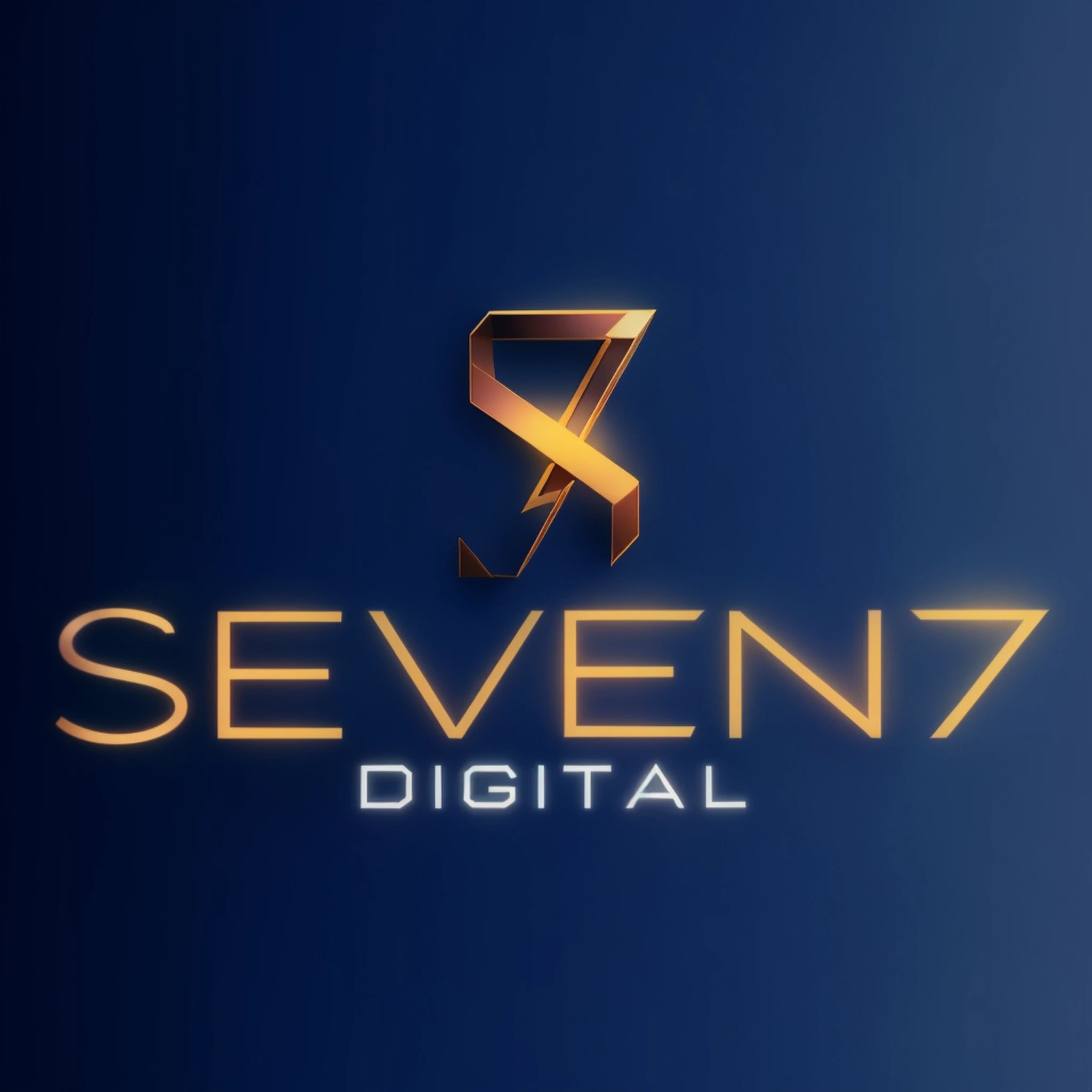seven7 digital logo on a blue background, seven, digital banner, seventies, 3 d logo, header with logo, corporate logo, 7, logo, logo, 2 d logo, seventies cinestill, business logo, official artwork, screensaver, loadscreen”, digital 2 d, digital 2d, # digital 2 d, smooth digital concept art --auto --s2