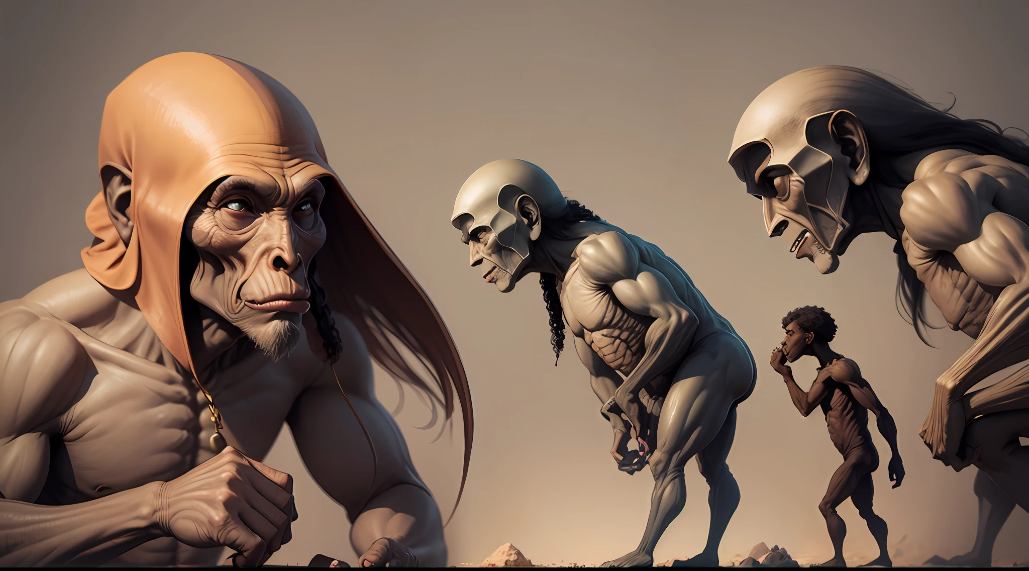 Hominid in human evolution --auto --s2