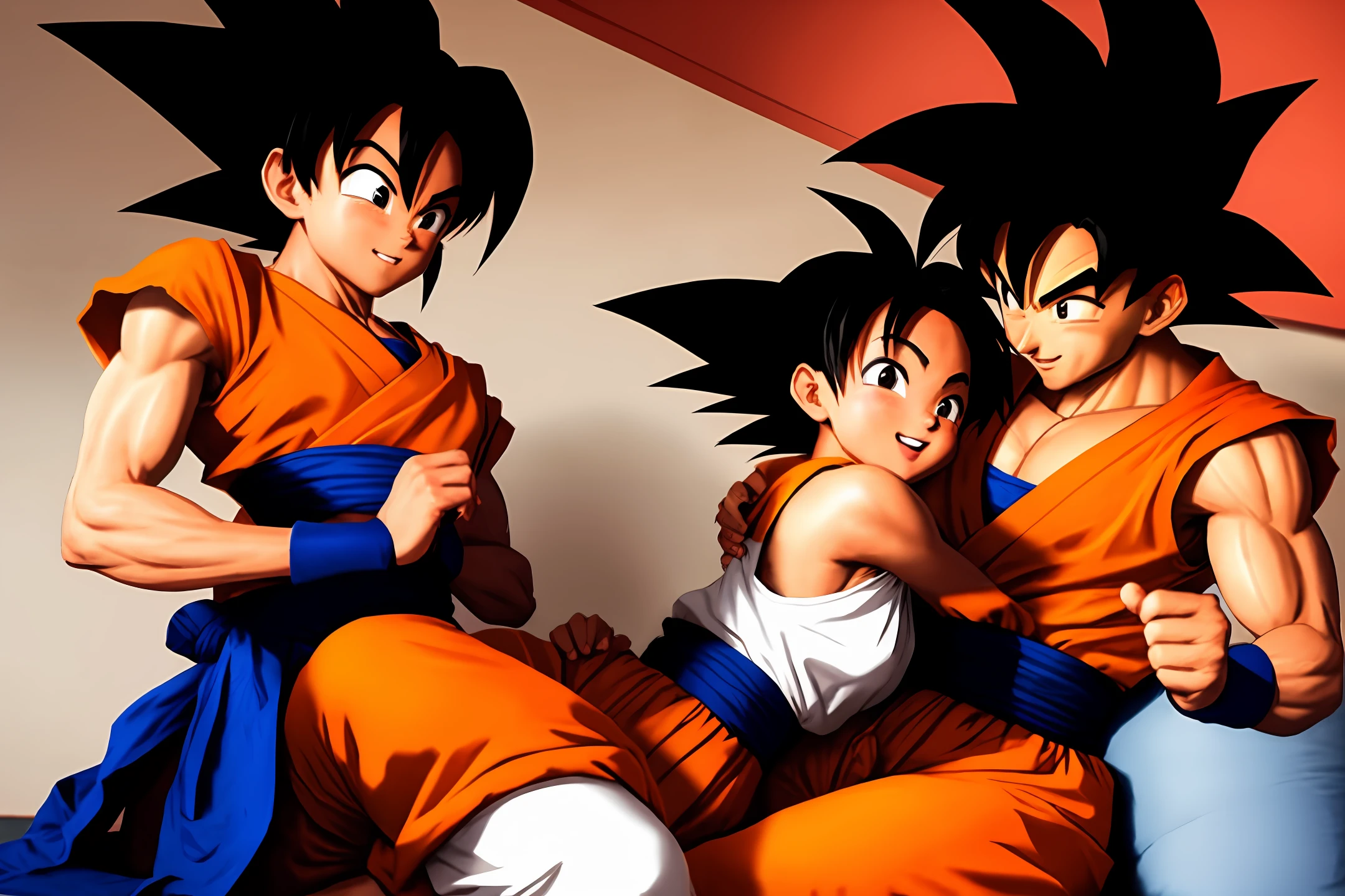 Goku and chichi making love