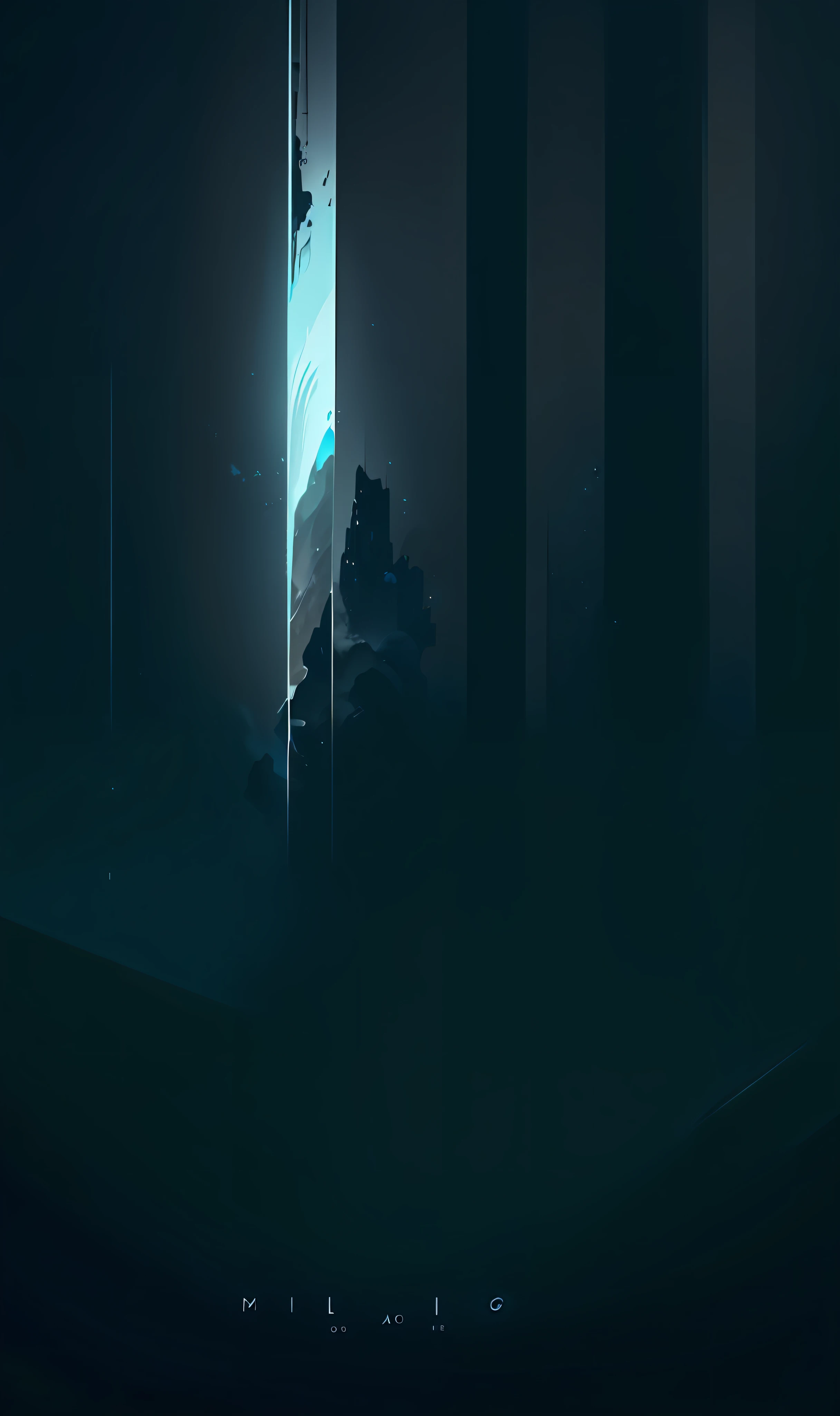 Movie poster, simple colors, cool tones, dark nights, disappear as title, suspense, style ethereal abstraction, (illustration: 1.0), epic composition, HD details, masterpiece, best quality, (very detailed CG unified 8k wallpaper) --v 6