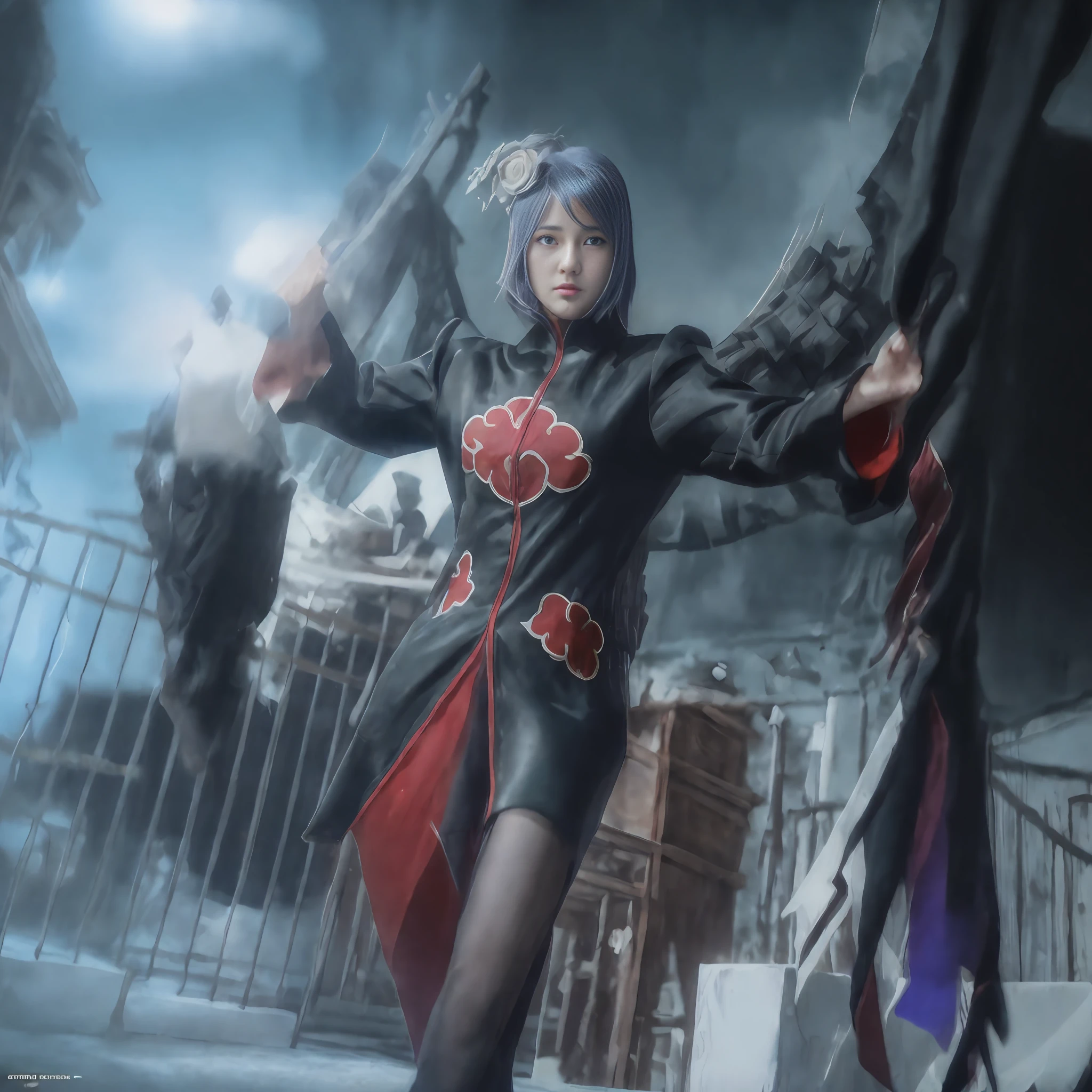 Best quality, 8k, 32k, Masterpiece, photo realistic, realistic, anime cosplay with purple wings and black wig and outfit, anime cosplay, professional cosplay, full cosplay, cosplay, anime girl cosplay, cosplay photo, cosplayer, publicity cosplay (seductive poses ), Sexy, sexy buttocks, beautiful white face shining, beautiful face, pink cheeks, beautiful lips, porcelain skin, intricate details, super detailed, super tall, supreme detail, high detail, delicate, excellent detail, fine detail, lighting cinematic, best quality, masterpiece, smooth and beautiful, CG , unity, 8k wallpaper, Stunning, fine detail, unity CG wallpaper 8k ultra detailed, large file size, highly detailed, high resolution, amazing detail, stunning detail, depth of field, oil painting effect in Rembrandt art style, concept portrait art in Stanley Artgerm Lau style, WLOP, trending on Artstation, epic, trending in society, detailed digital painting, very high quality models.