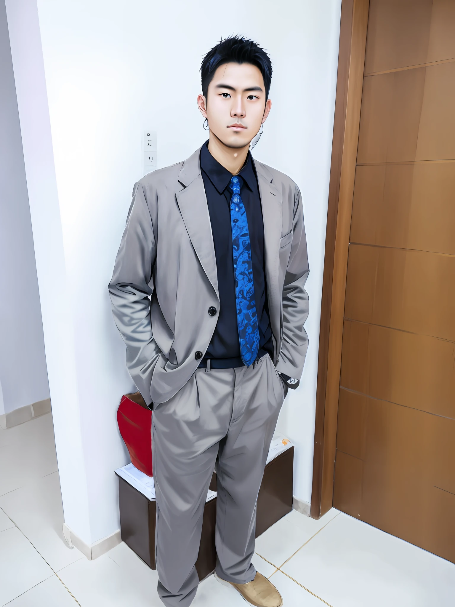 Create manga character in the traits of Kentaro Miura, with long hair.