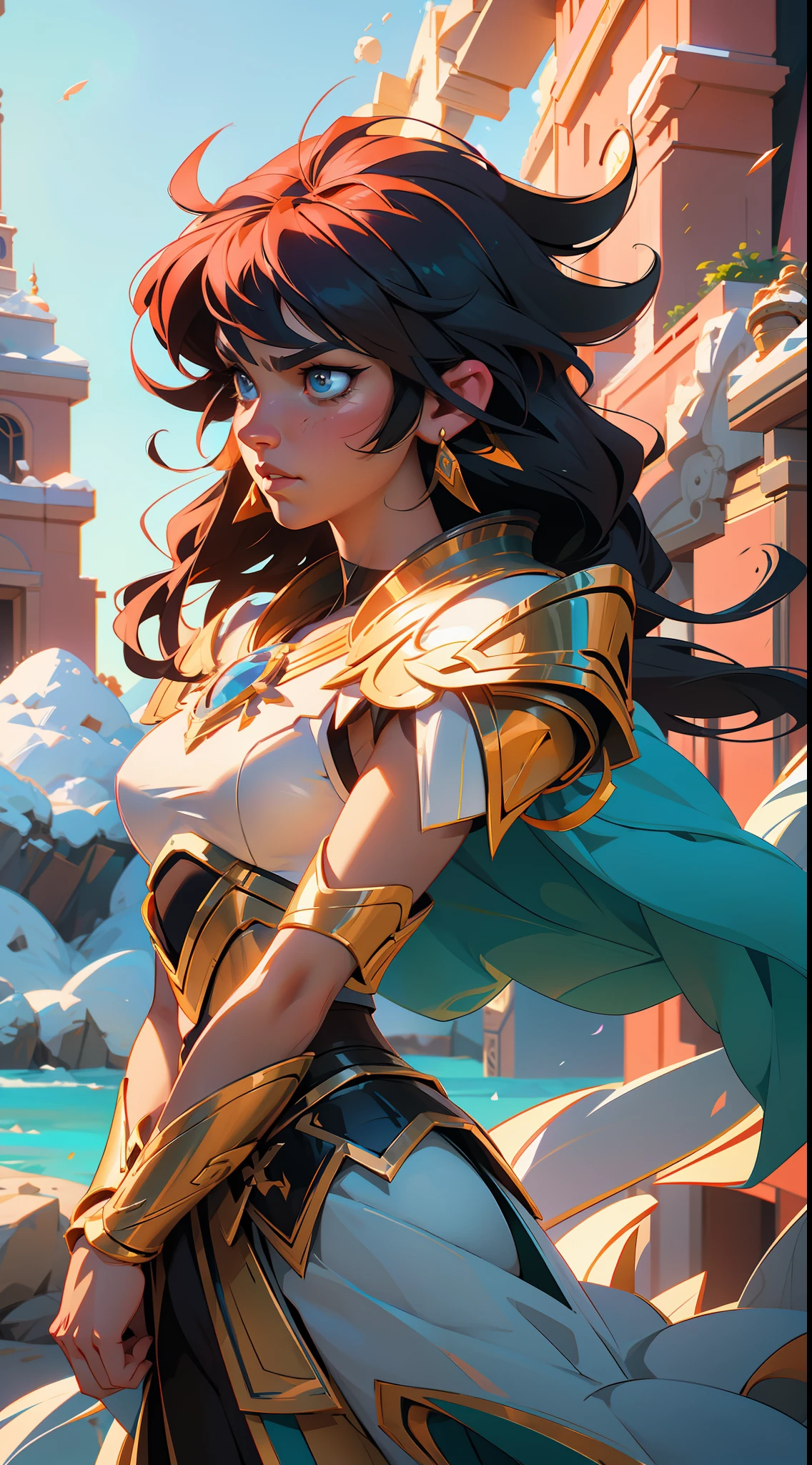 Saint Seiya Phoenix Ikki, wide angle, super highly detailed, professional digital painting, artstation, concept art, smooth, sharp focus, no blur, no dof, extreme illustration, Unreal Engine 5, Photorealism, HD quality, 8k resolution, cinema 4d, 3D, beautiful, cinematic