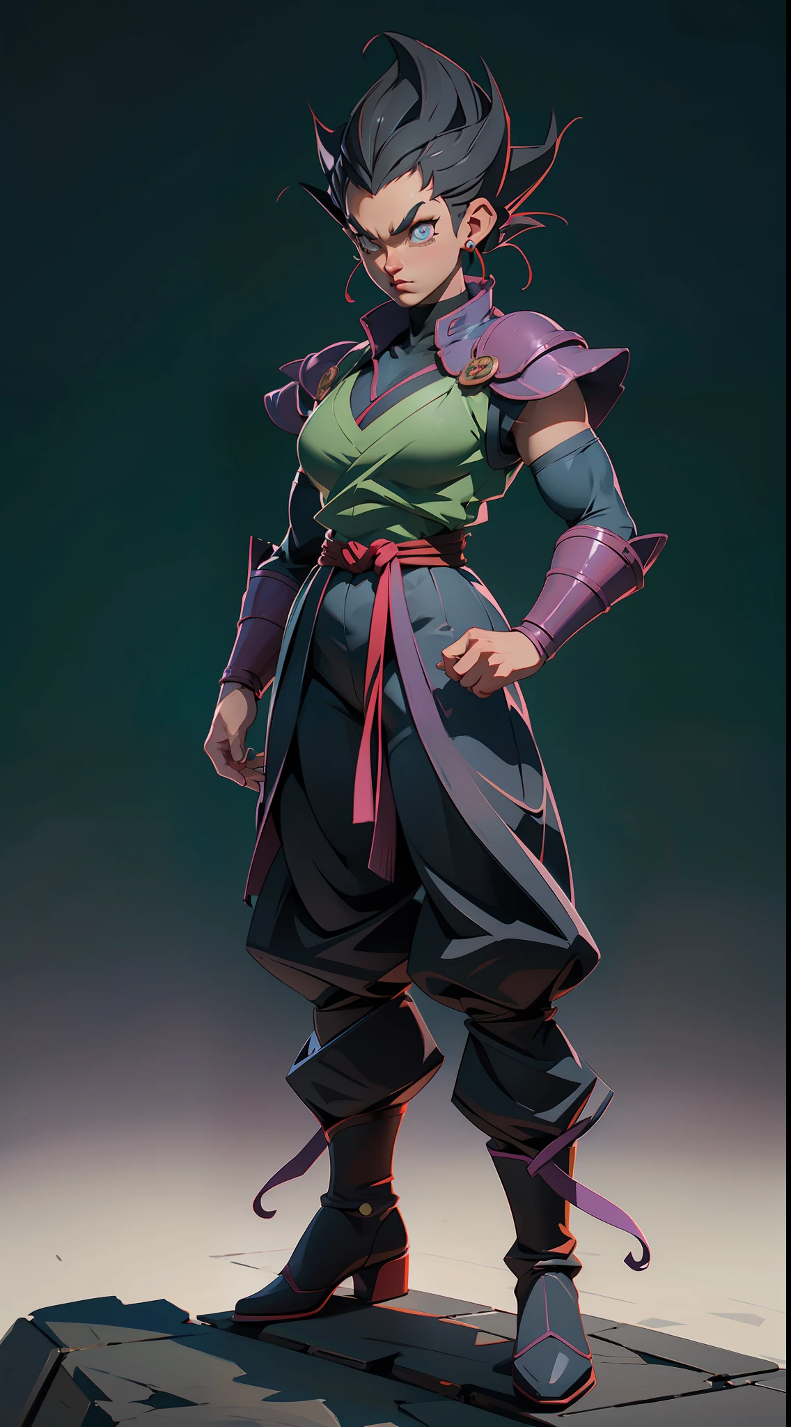 Dragon Ball Super character berserk mode concept , full body, colored,, wide angle, super highly detailed, professional digital painting, artstation, concept art, smooth, sharp focus, no blur, no dof, extreme illustration, Unreal Engine 5, Photorealism, HD quality, 8k resolution, cinema 4d, 3D, beautiful, cinematic