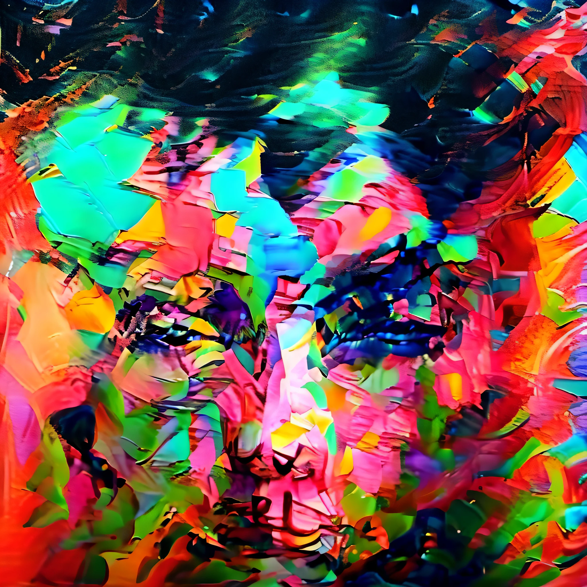 Painting female portrait