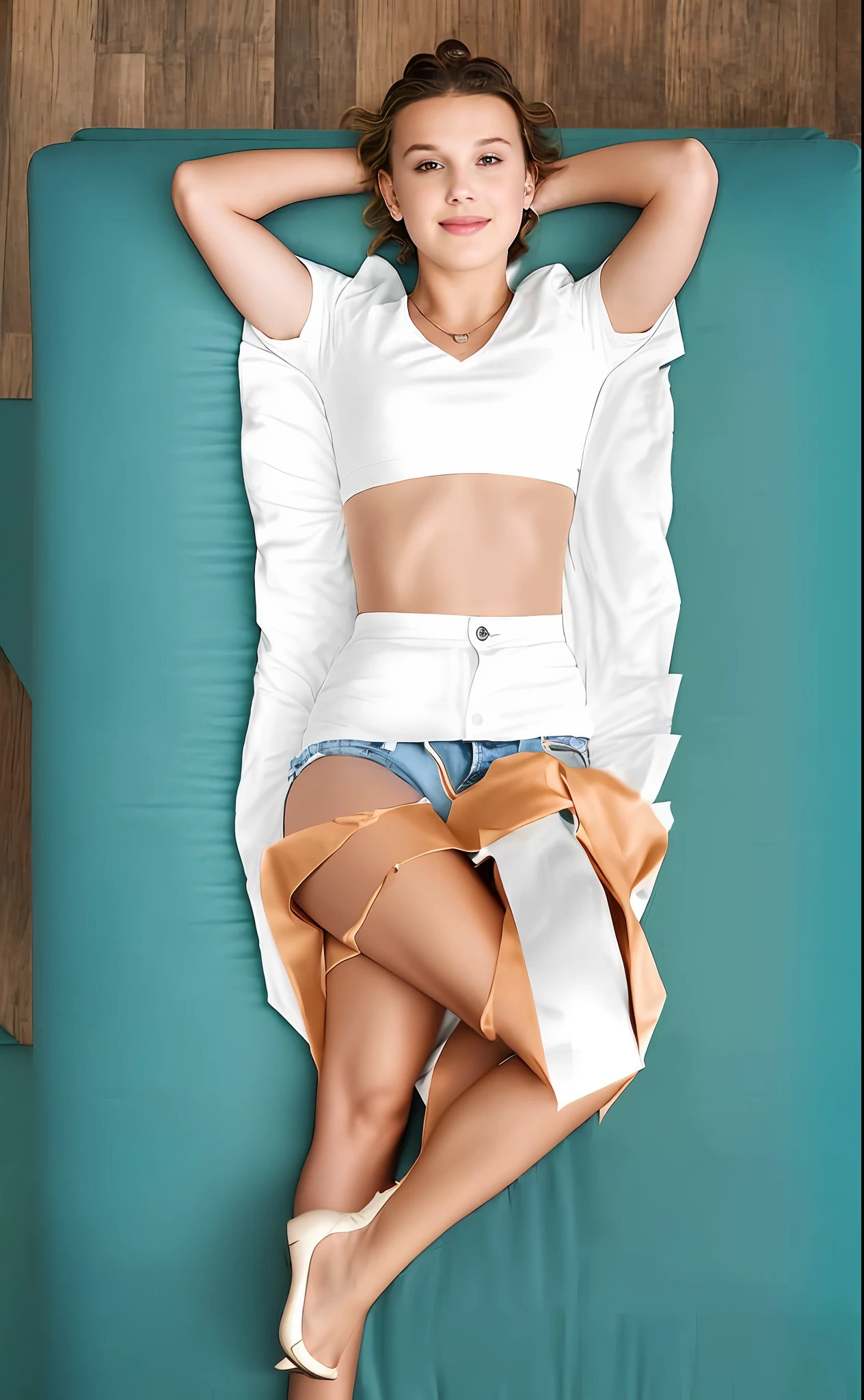 mbb, night, big breasts, portrait of a beautiful boy standing in front of the camera, smiling, beautiful innocent face, thin skin