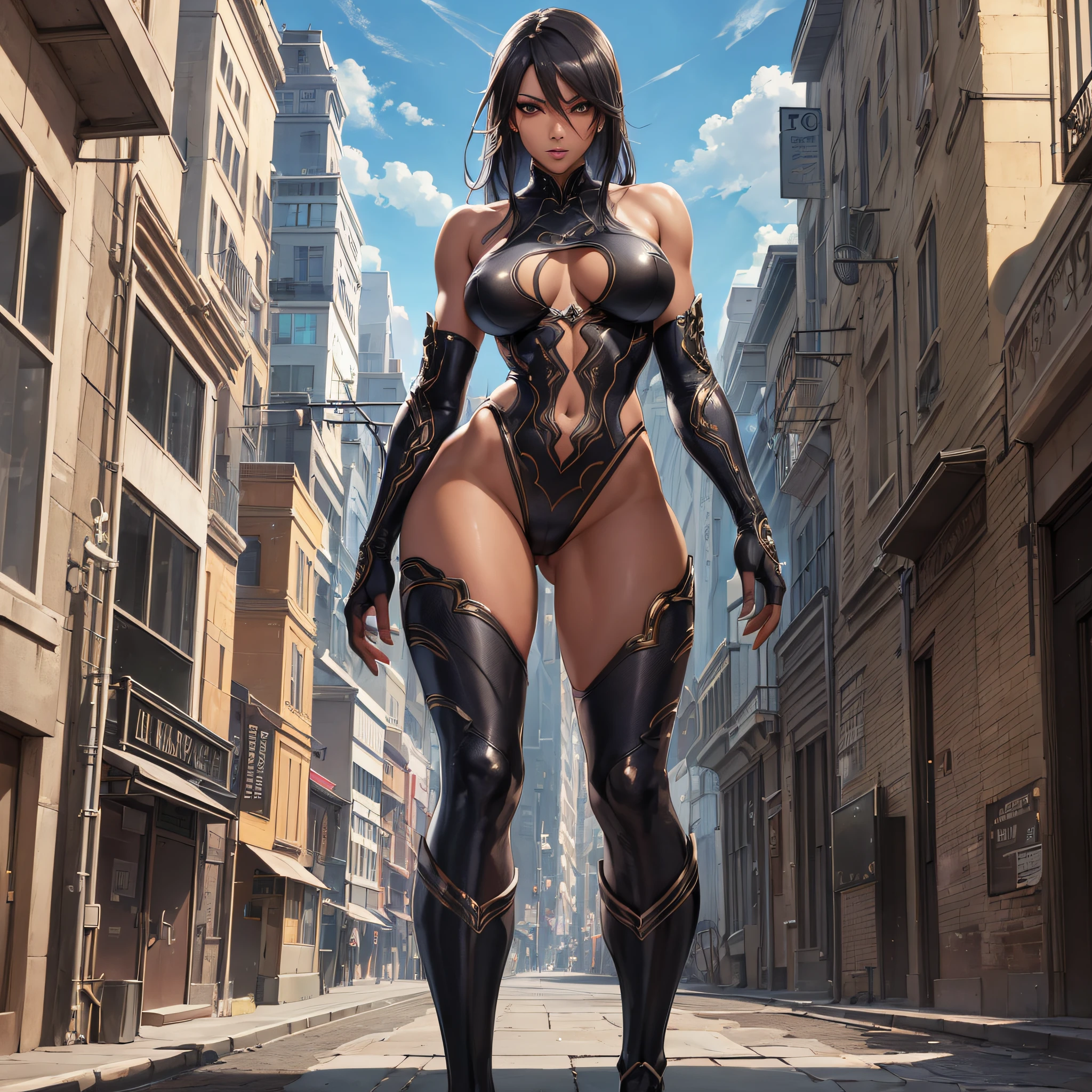 ((Street, 8k, Masterpiece: 1.3)), Full Body, Long Legs, Focal Length: 1.2, A Strong Black Male, Conquest, A, Amazing Character Art, Epic Exquisite Character Art, Beautiful Body, Extremely Detailed Artgerm, Detailed Digital Anime Art, Nude --auto --s2