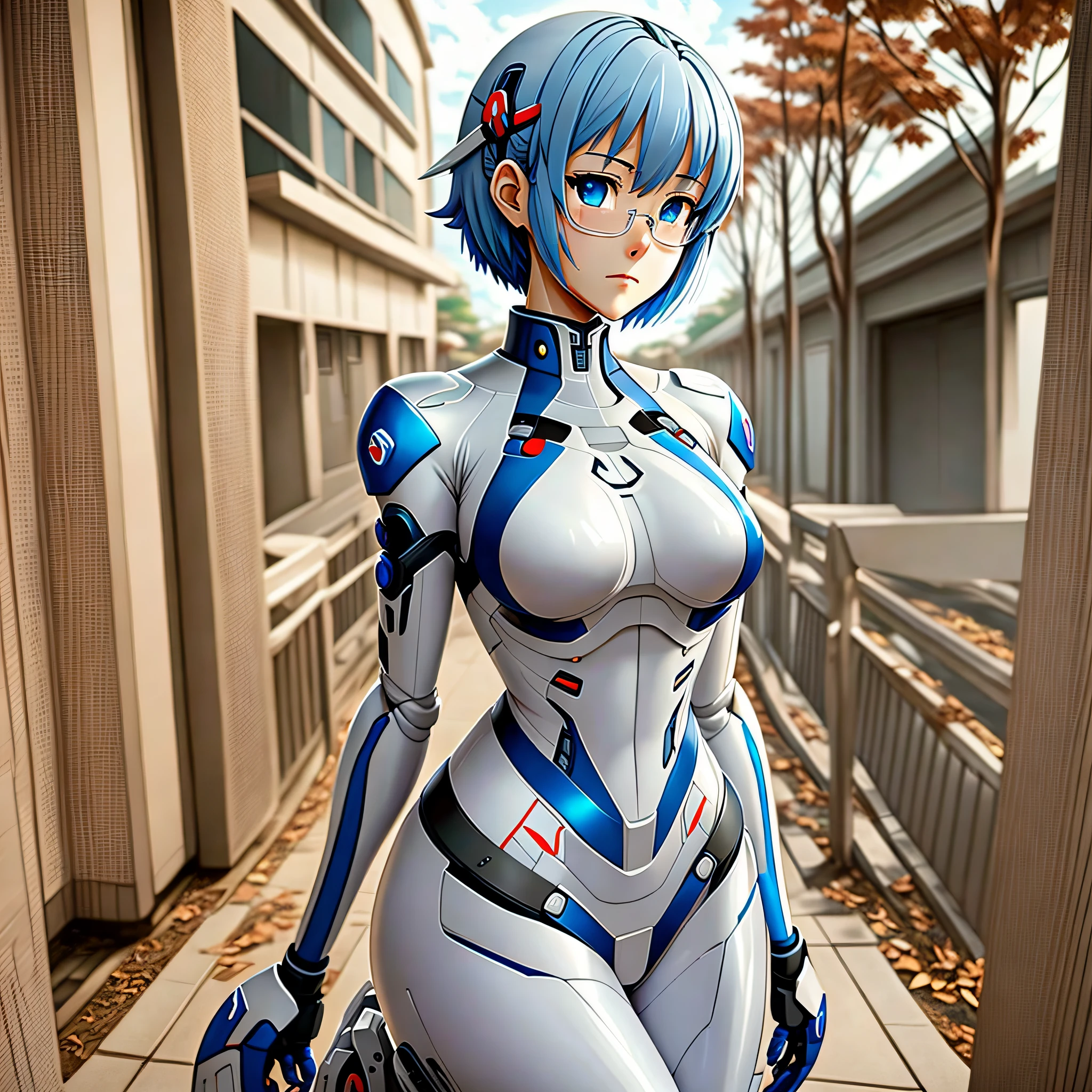 Rei Ayanami, (realism) (waifu) (sexy) --auto --s2
