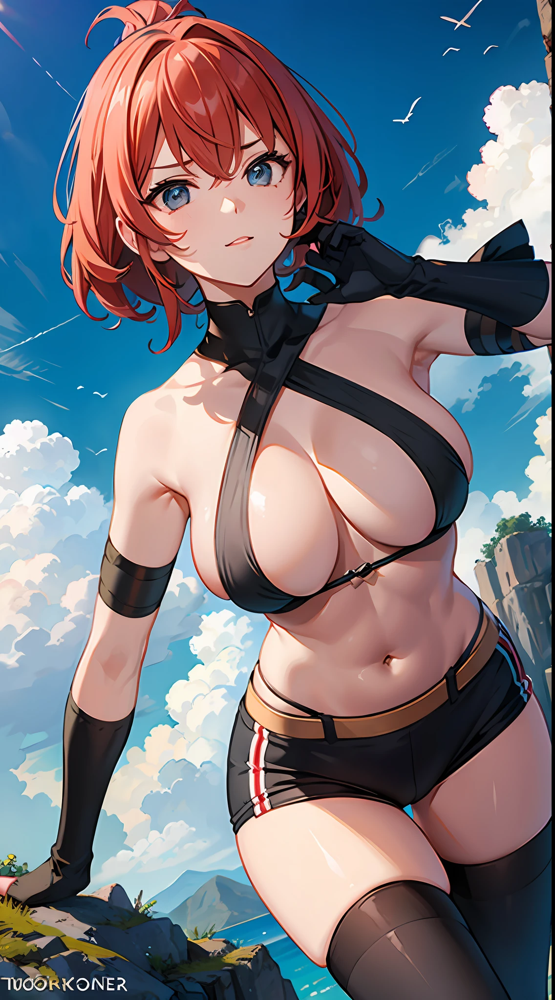 Stand up, giant breasted