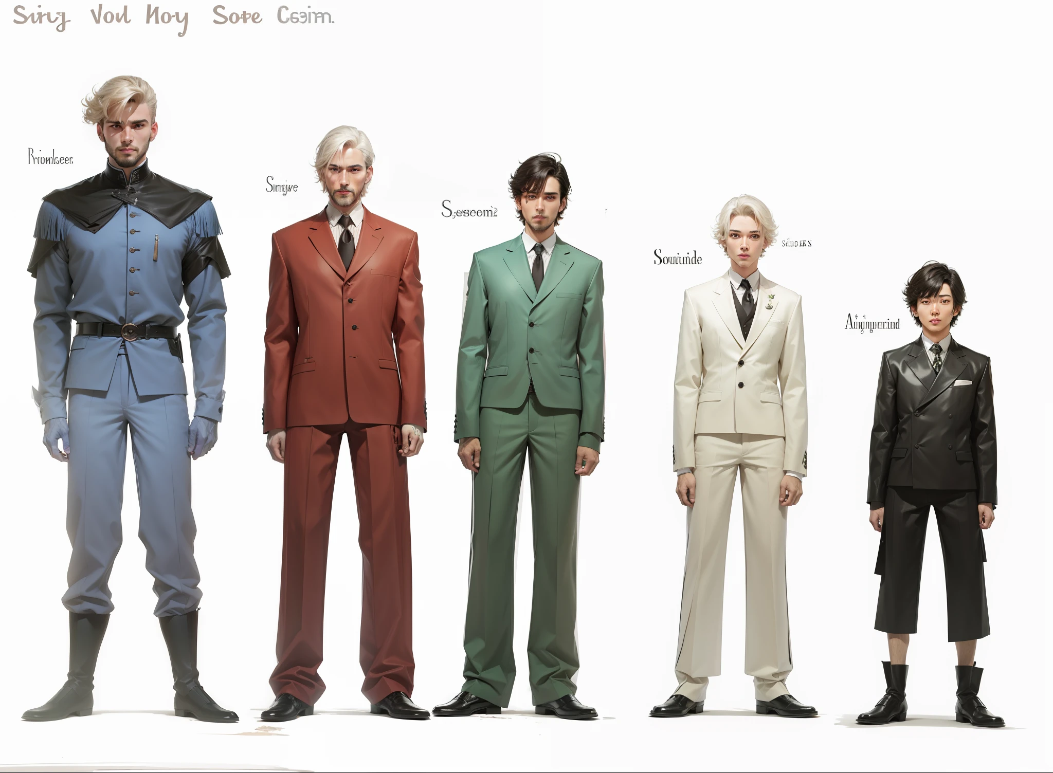 Recreate these 5 men --auto --s2