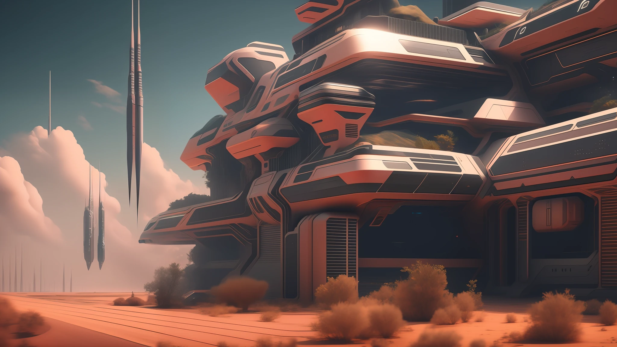 [2 x img seed] + "in the style of sci-fi --auto --s2