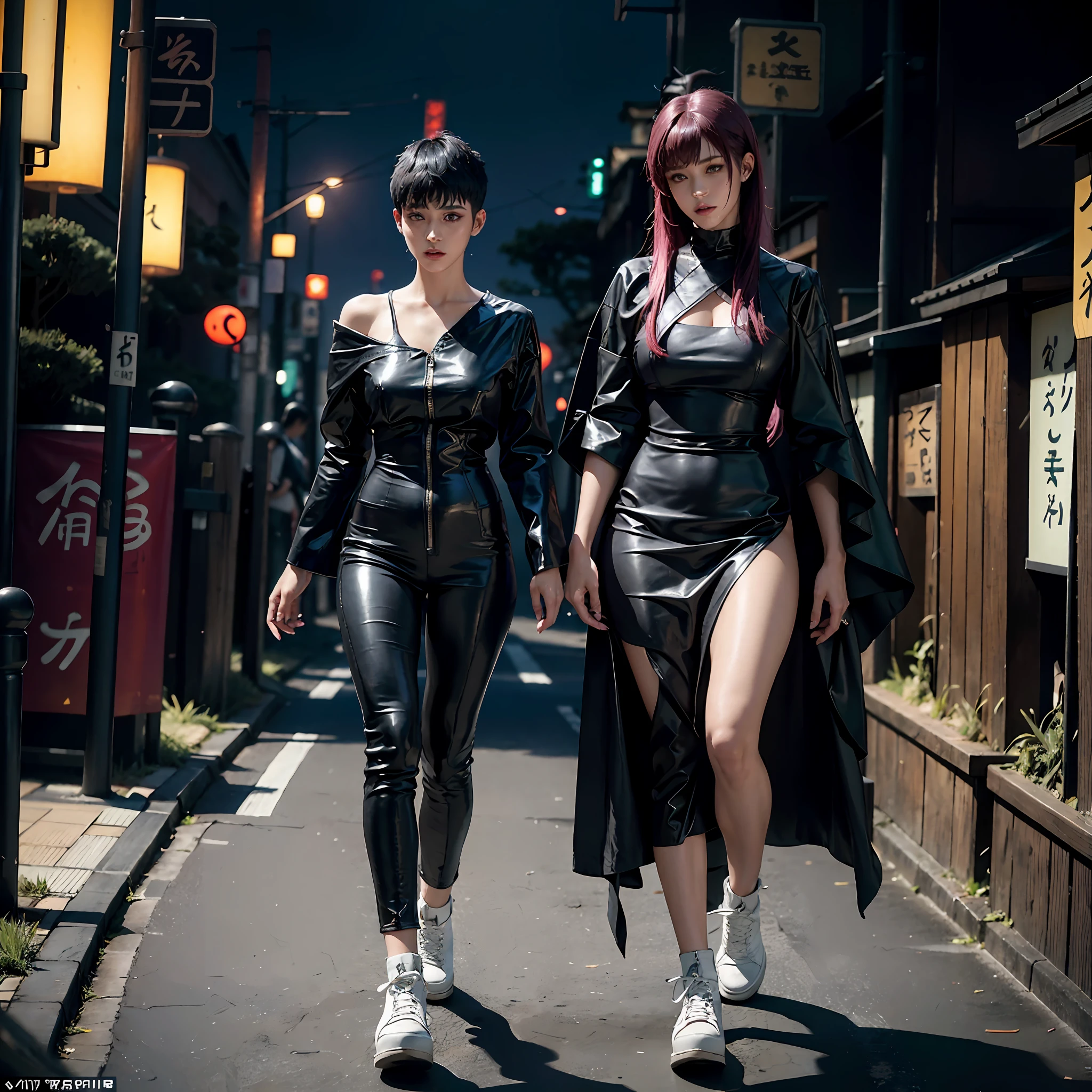 a witch, wearing witch clothes, walking the streets of tokyo, city setting, full body shot, photorealistic, (hi-top fade:1.3), full body shot, seductive close-up shot, sexy, tight wet clothes, long hair soothing tones, muted colors, high contrast, (natural skin texture, hyperrealism, soft light, sharp),