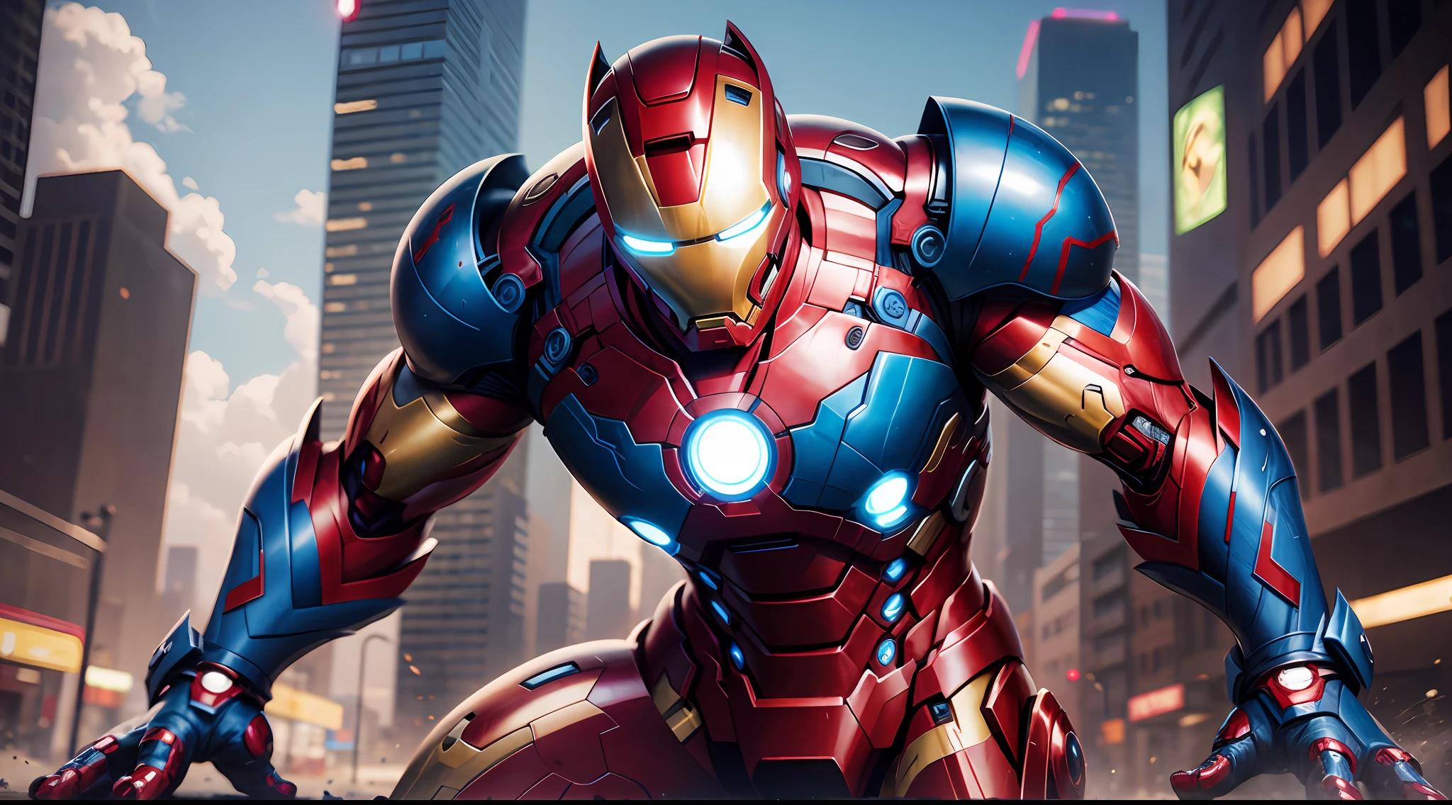 Iron Man Fusion with Blue Venom --auto --s2