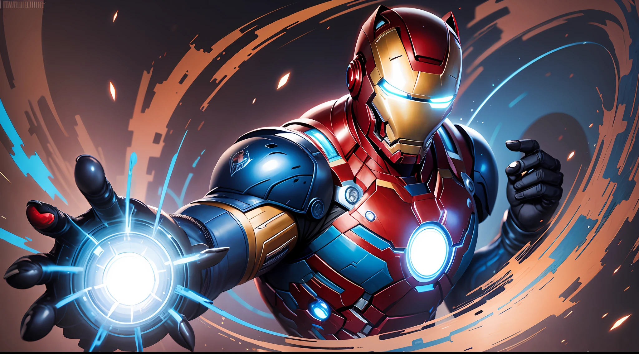 Iron Man Fusion with Blue Venom --auto --s2