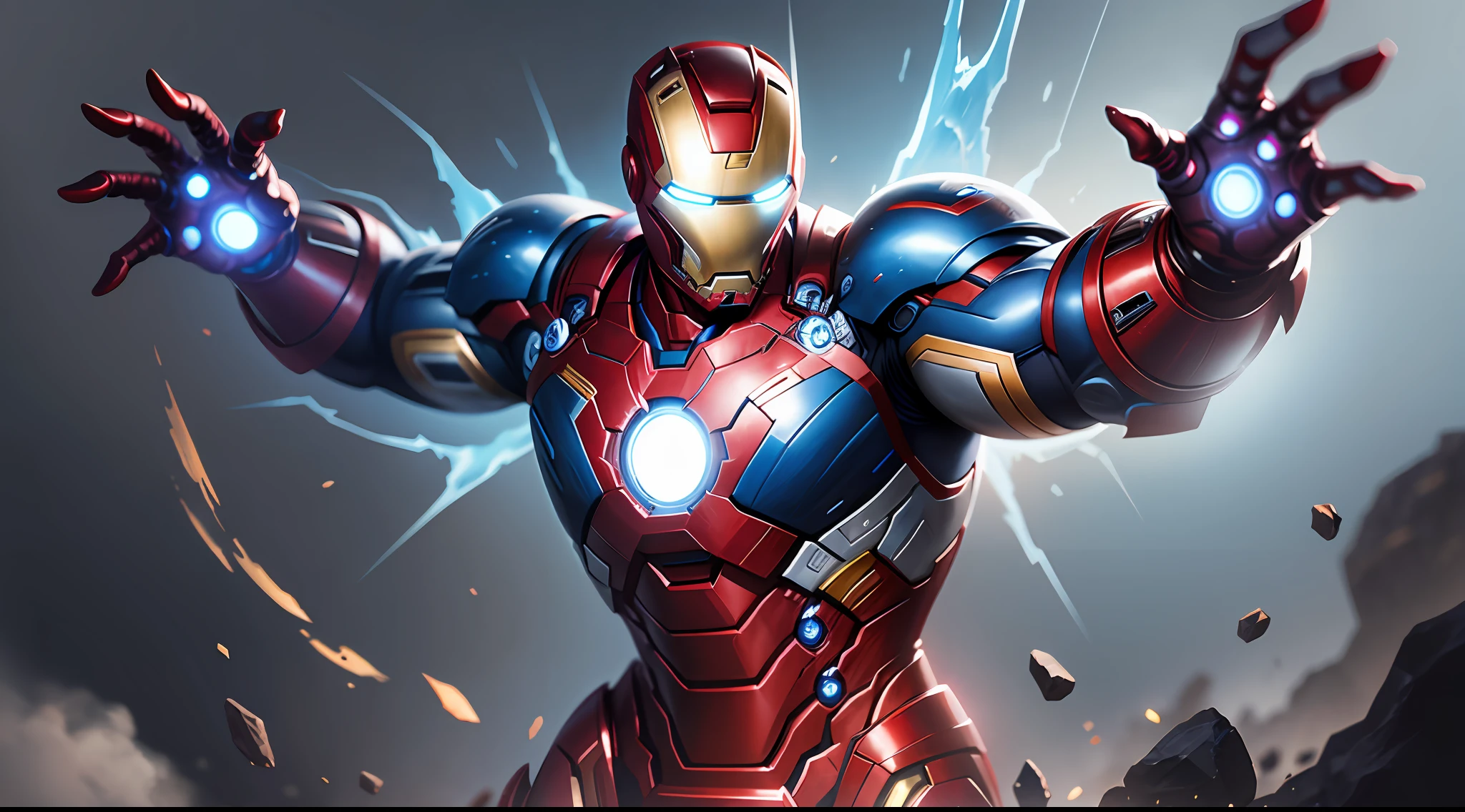 Iron Man Fusion with Blue Venom --auto --s2