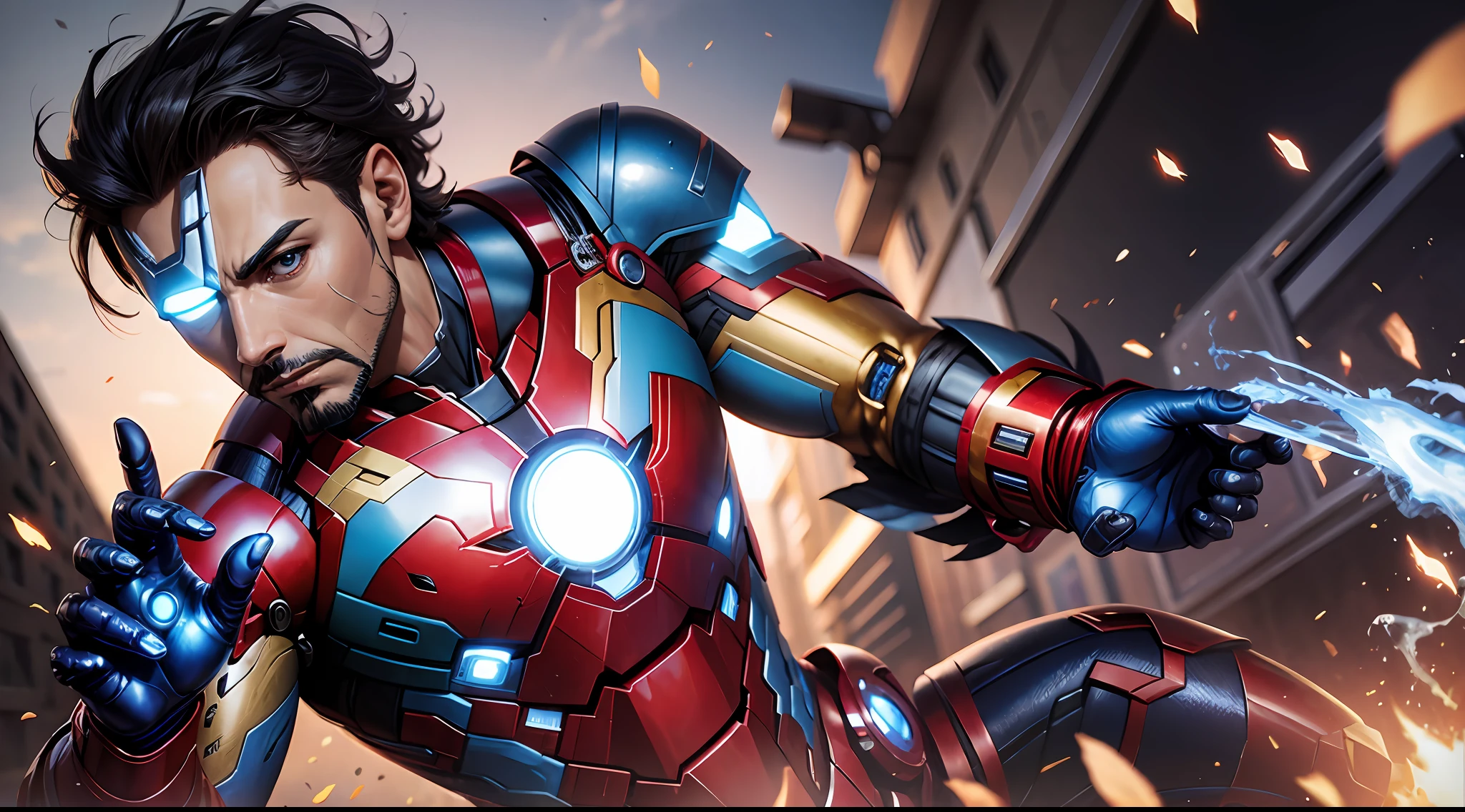 Iron Man Fusion with Blue Venom --auto --s2