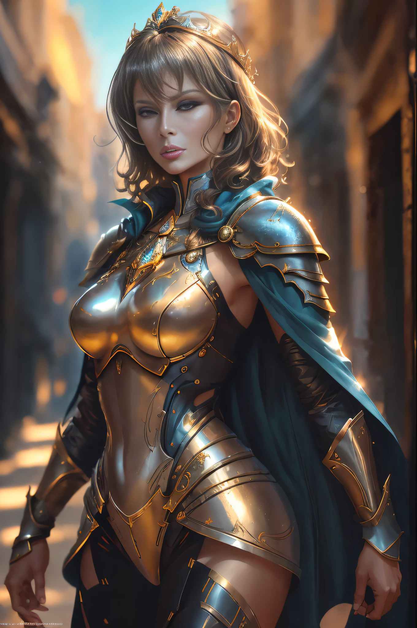 (((Melania Trump)))a close up of a woman in armor with a sword, artgerm julie bell beeple, fantasy paladin woman, gorgeous female paladin, alexandra fomina artstation, of a beautiful female knight, beautiful female knight, armor girl, portrait knight female, female knight, stunning character art, wlop | artgerm, portrait of female paladin