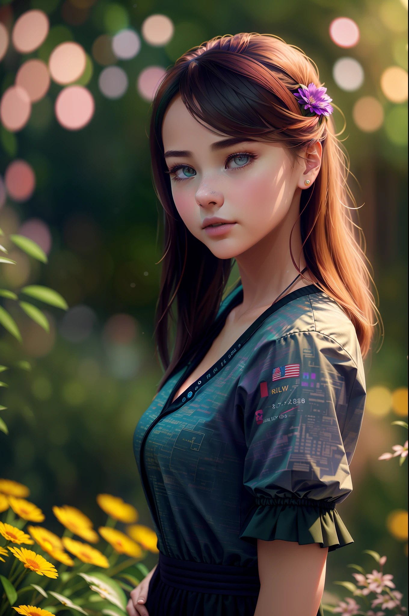 (High Detail RAW Color Photo Professional Close Photo), (Realistic, Photorealistic: 1.37), (Best Shadow), (Best Illustration), (Ultra High Resolution, Very Detailed CG Unity 8K Wallpaper), (Physically Based Rendering), (Cinematic Lighting), (1 Girl: 1.5) (Bokeh: 1.4), (Good Shape), (Thin waist), (oval face), (broad shoulders), school uniform, selfie