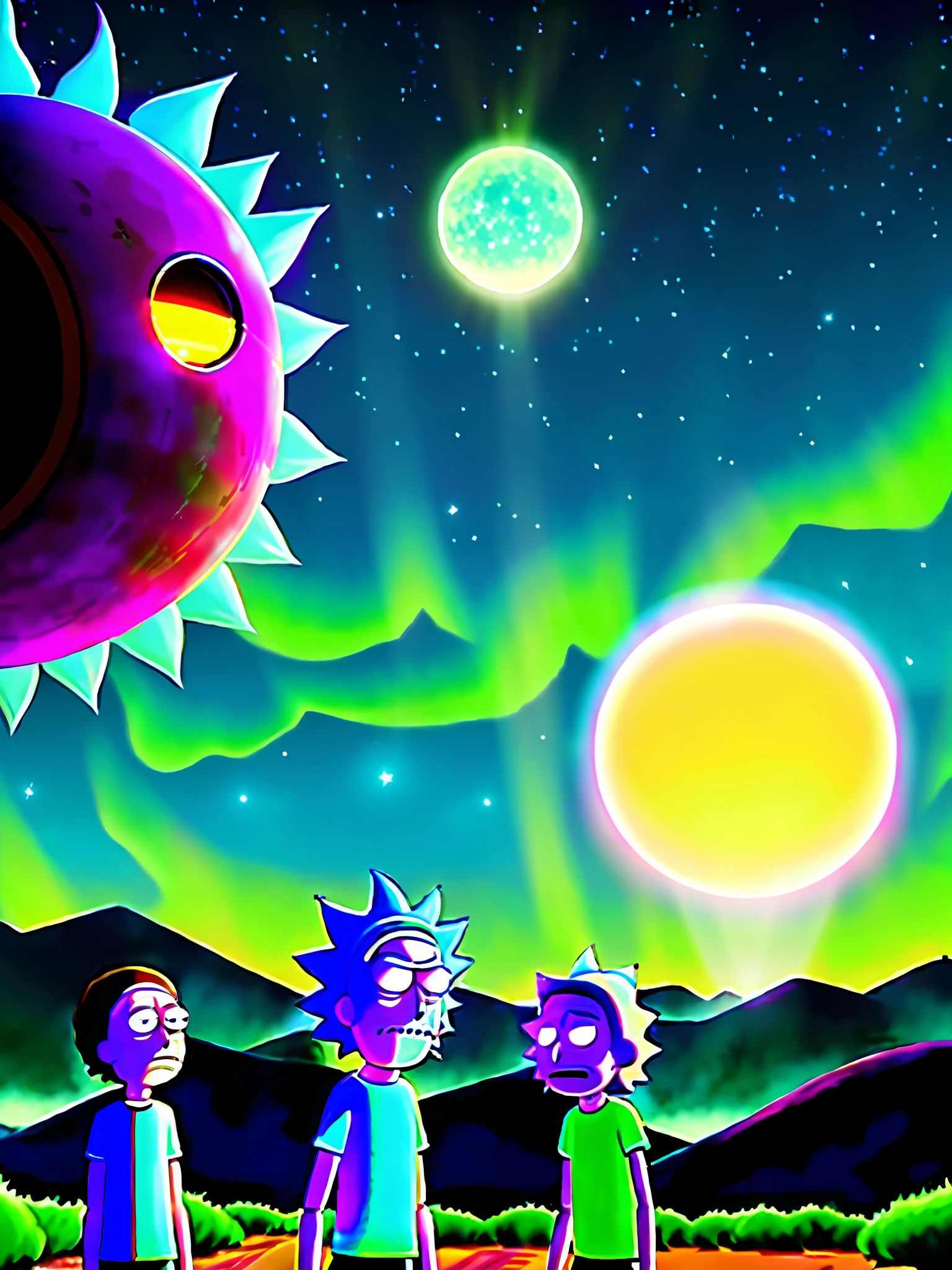 Rick and Morty are also refugees with aliens