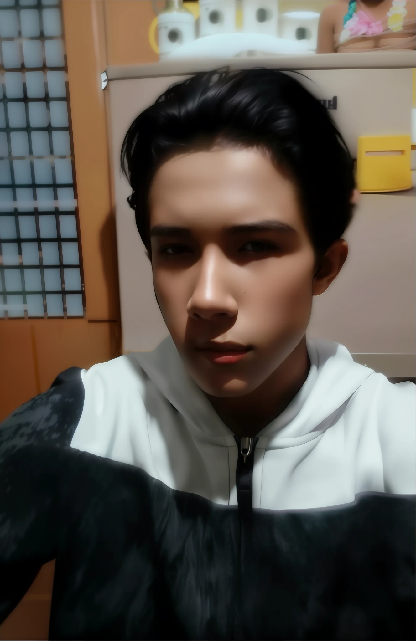 (dark skin, half naked, kimono:1.2),toned,complex 3d render,ultra detailed,best illumination porcelain profile,8k,best quality,masterpiece,tanlines:1.1