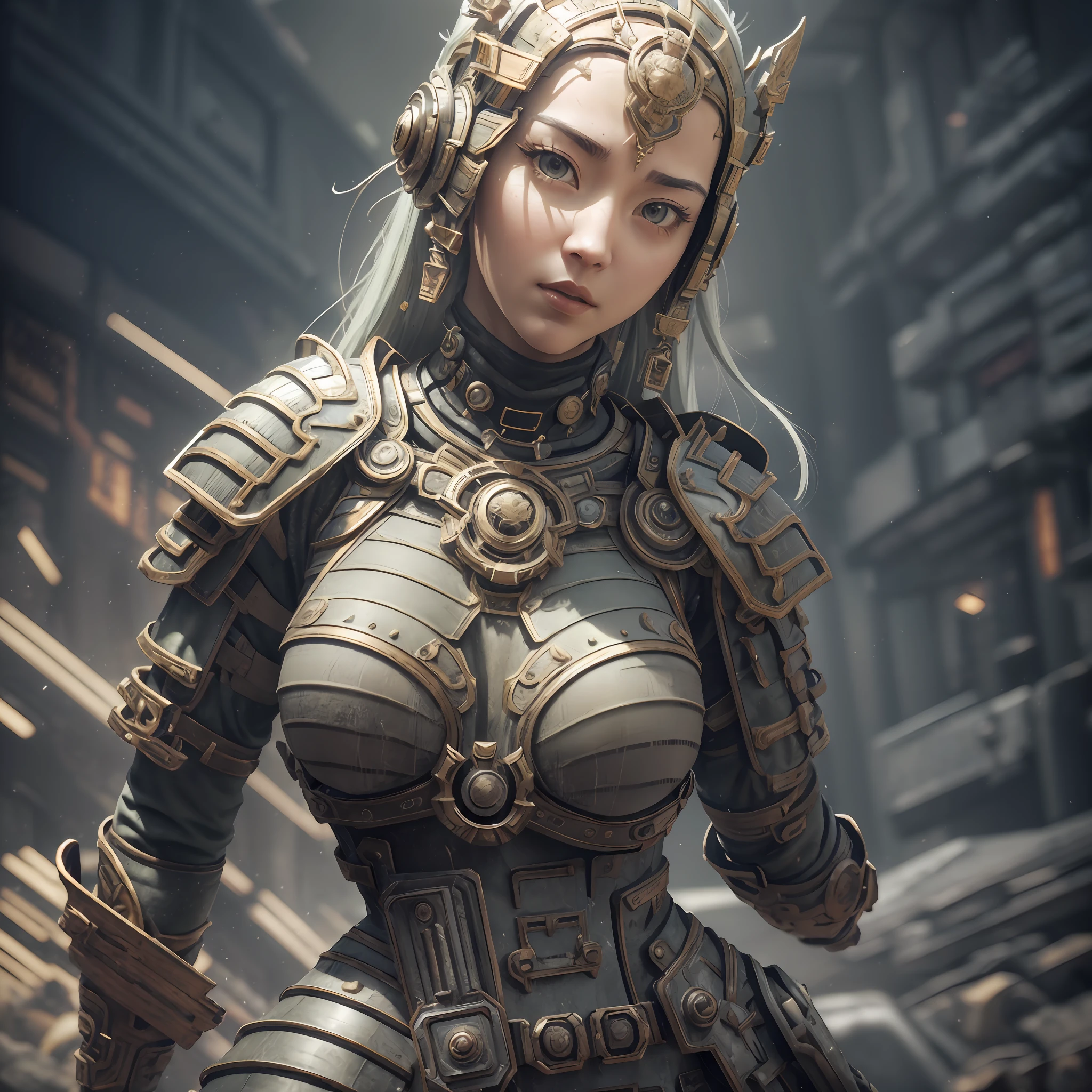 ((Best Quality)), (Masterpiece)), (Details: 1.4), (Details: 1.4), (Raw Photo), Sticking Out of Chest, 3D, Beautiful Cyberpunk Woman Image, HDR, High Dynamic Range, Ray Tracing, NVIDIA RTX, Super Resolution, Unreal 5, Subsurface Scattering, PBR Texturing, Post-Processing, Anisotropic Filtering, depth of field, maximum clarity and sharpness, multi-layer textures, albedo and specular maps, surface shading, accurate simulation of light-material interactions, perfect proportions, octane rendering, two-tone lighting, wide aperture, low ISO, white balance, rule of thirds, 8K RAW, --auto --s2
