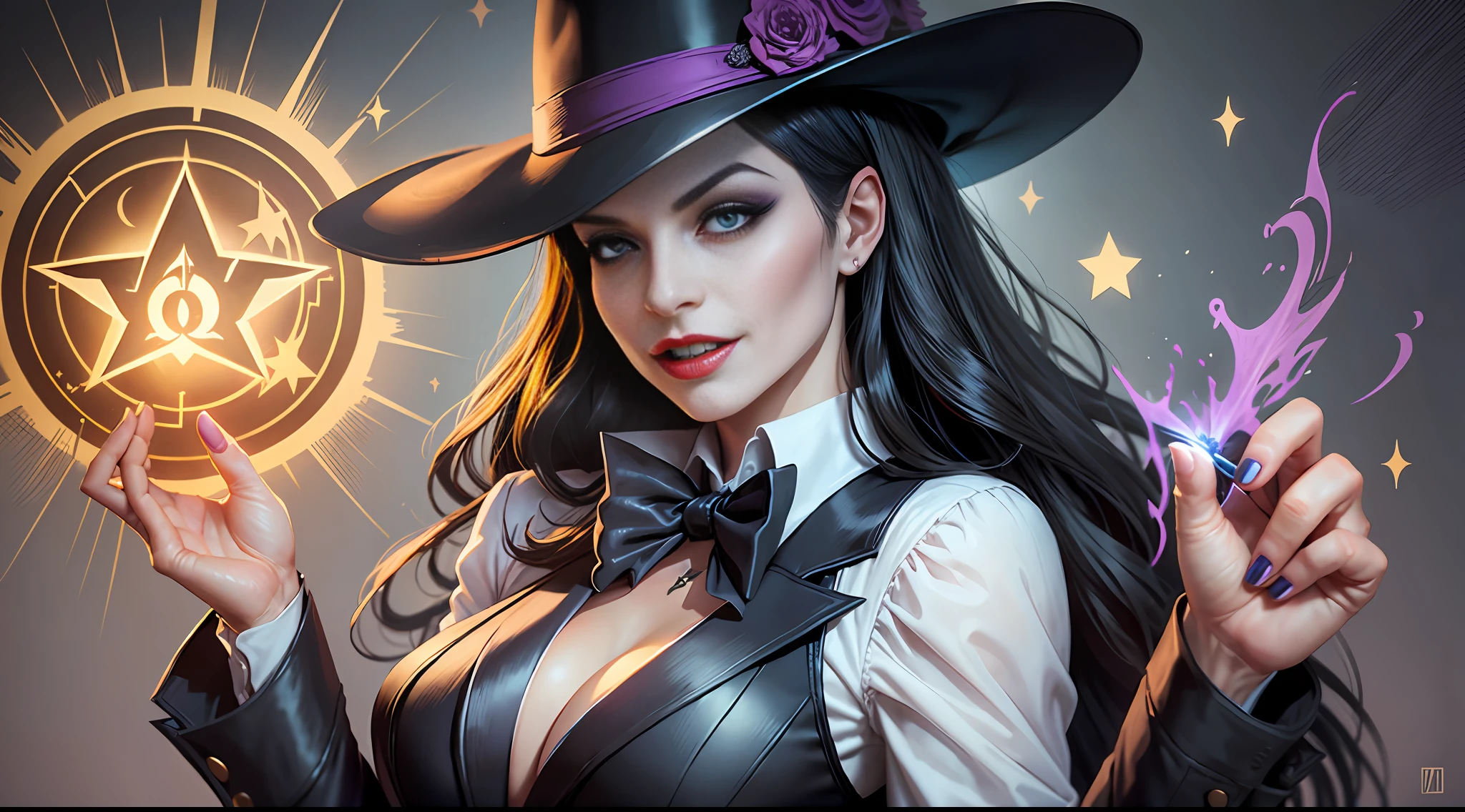 Zatanna casts a spell turning the Joker into an attractive woman --auto --s2