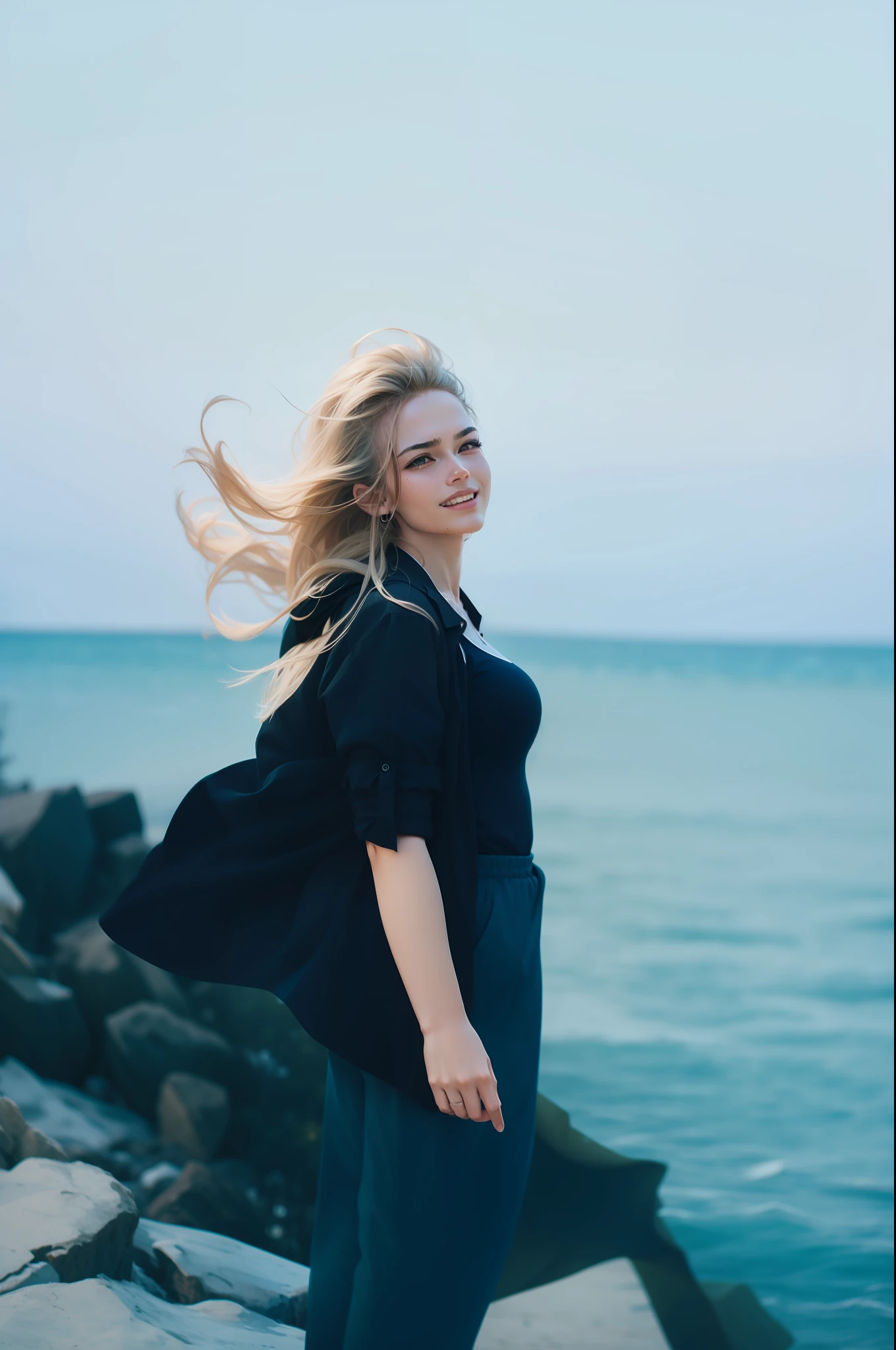 Developing hair in the wind