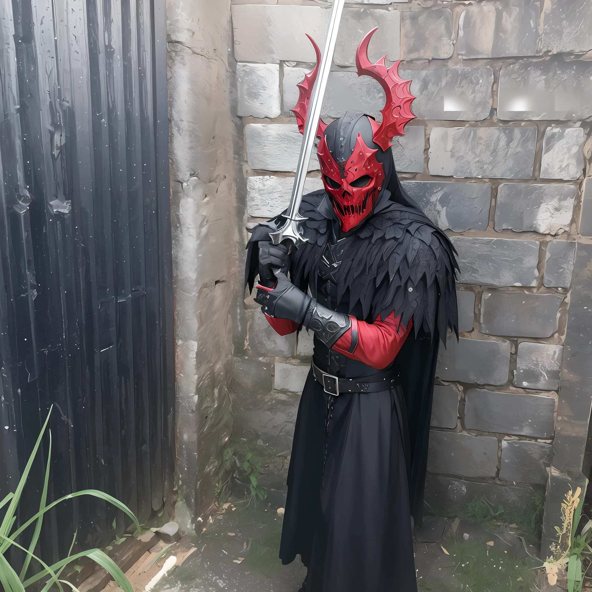 Full body, black gothic armor, hyper-realistic, working cousin, 4k, Dark fantasy, vampire
