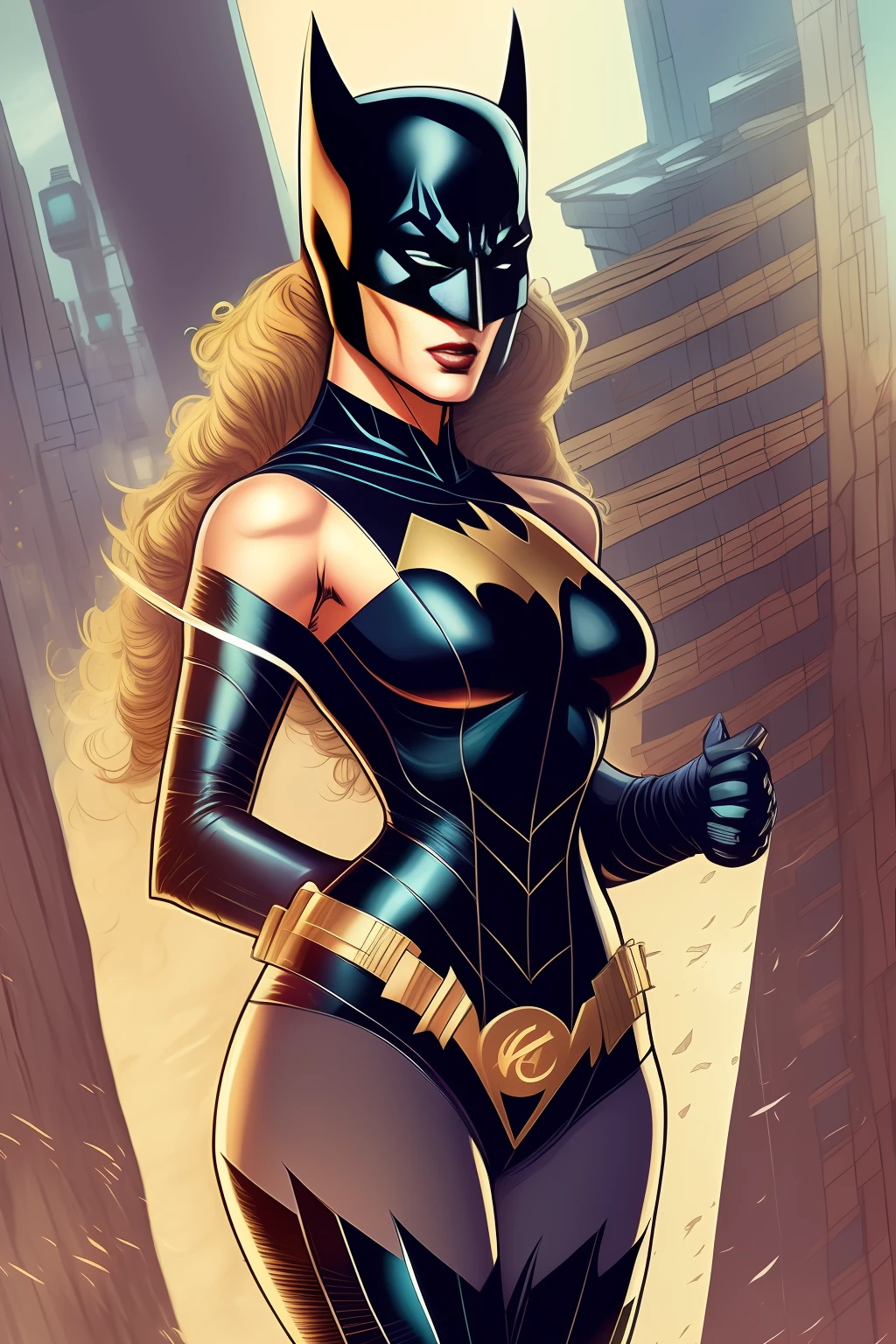 Batman as a beautiful woman --auto --s2