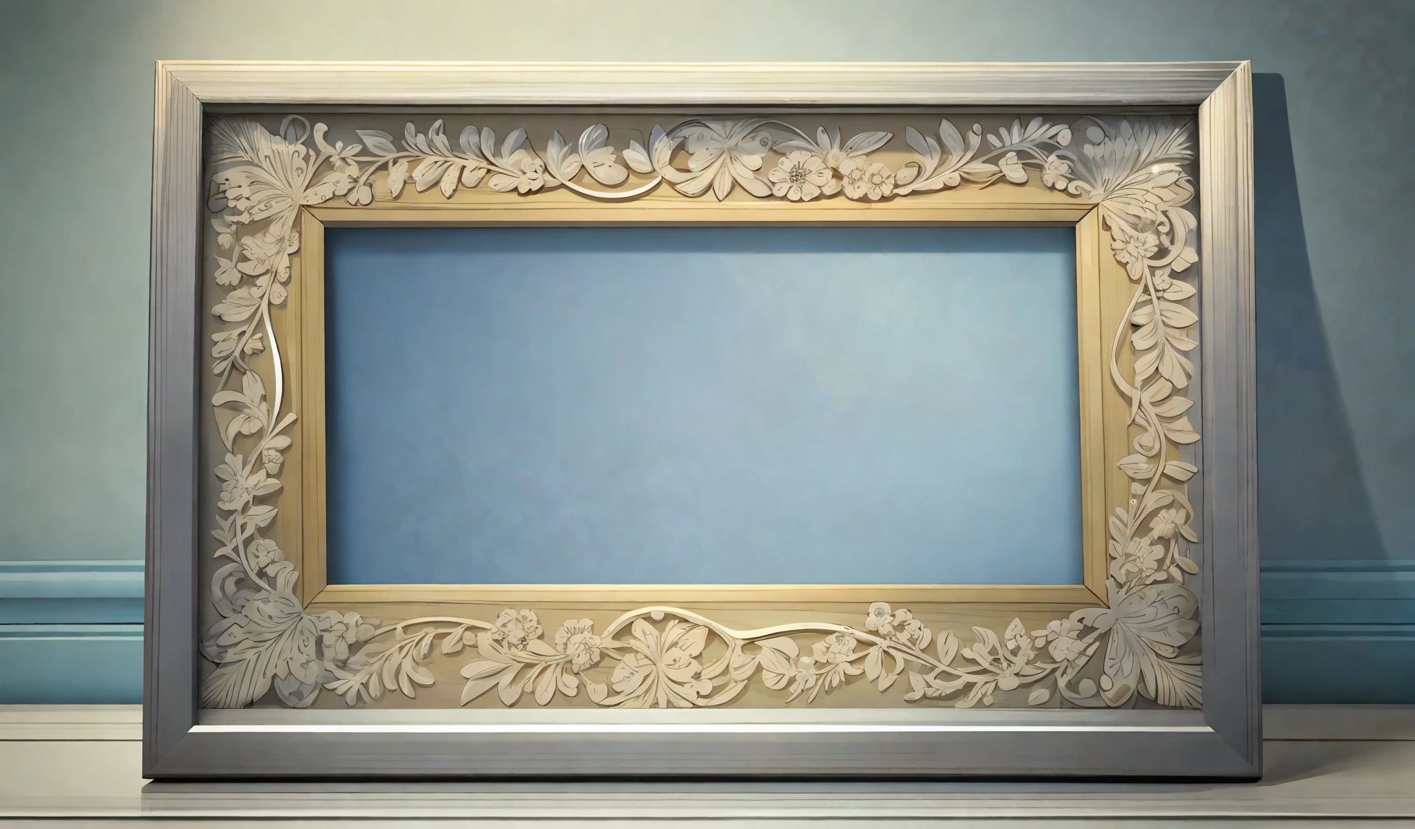 Simple and cool, background picture frame