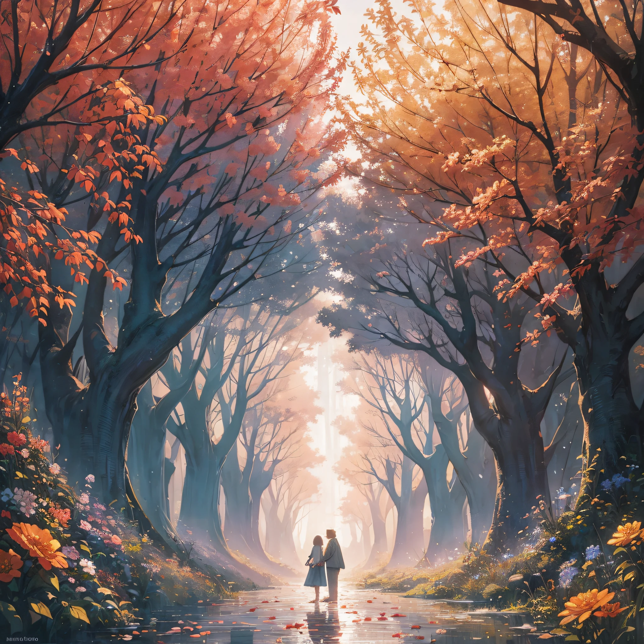 As the vibrant sunset casts its warm hues over the world, a mesmerizing cell phone emerges from nature itself, made of intricately woven vines and delicate petals. Blossoming flowers serve as buds and leaves like the elegant touchscreen. Shrouded in a shimmering glow of dewdrops, the phone emanates a soft, ethereal glow, revealing a magical interface where streams of butterflies float, carrying messages. With each touch, the flowers bloom and the singing of birds fills the air, creating a symphony of nature's harmonious embrace. With this living masterpiece, a fusion of botanical beauty and technological wonder, capture the essence of connection and the miracles of nature in this imaginative and enchanting work of art, opulent, In-depth and Exact, in the style of Clive Madgwick, Andrew Ferez and Patricia Polacco, 8k resolution --auto --s2